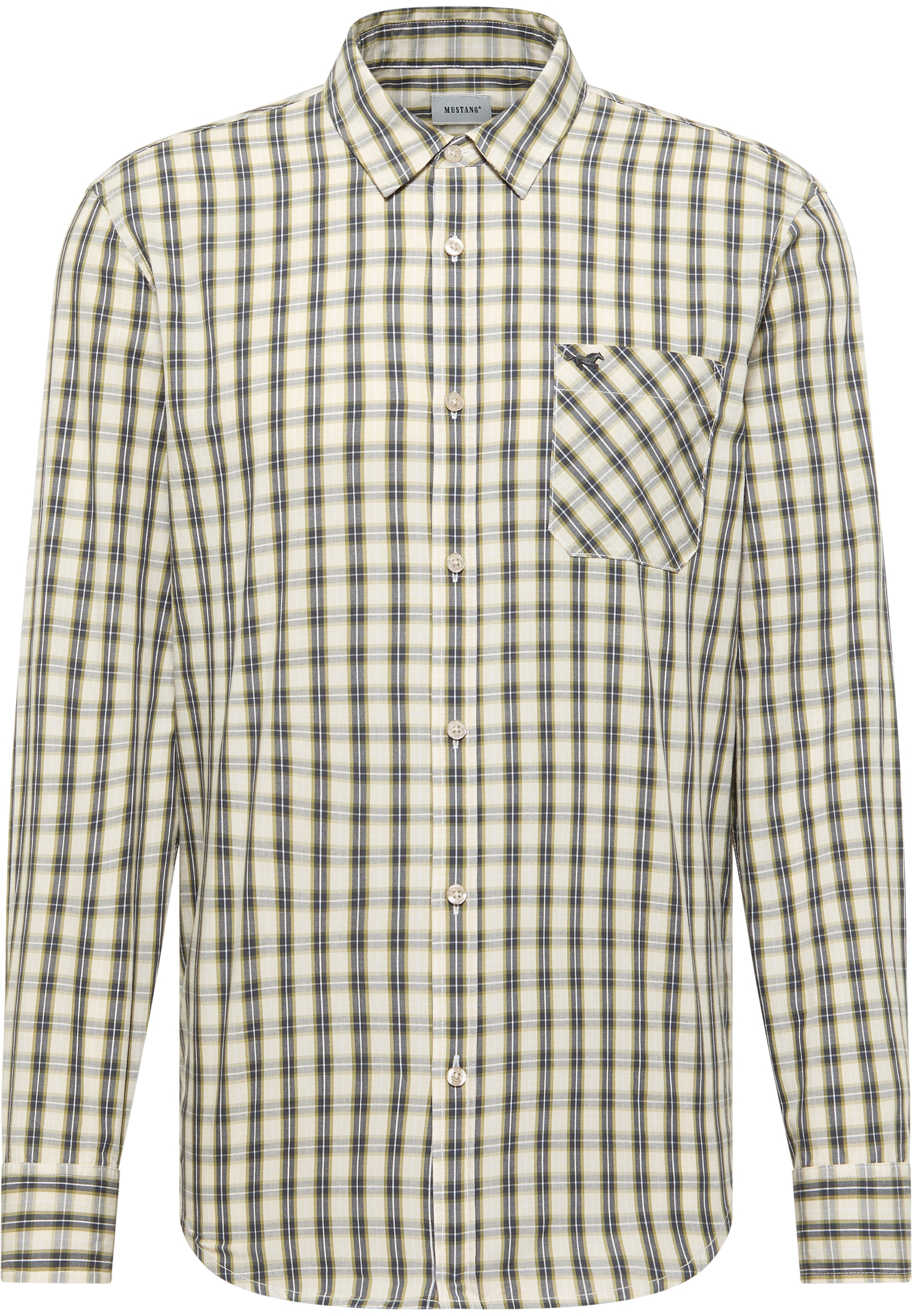 MUSTANG Langarmhemd »Herren Style Chester«