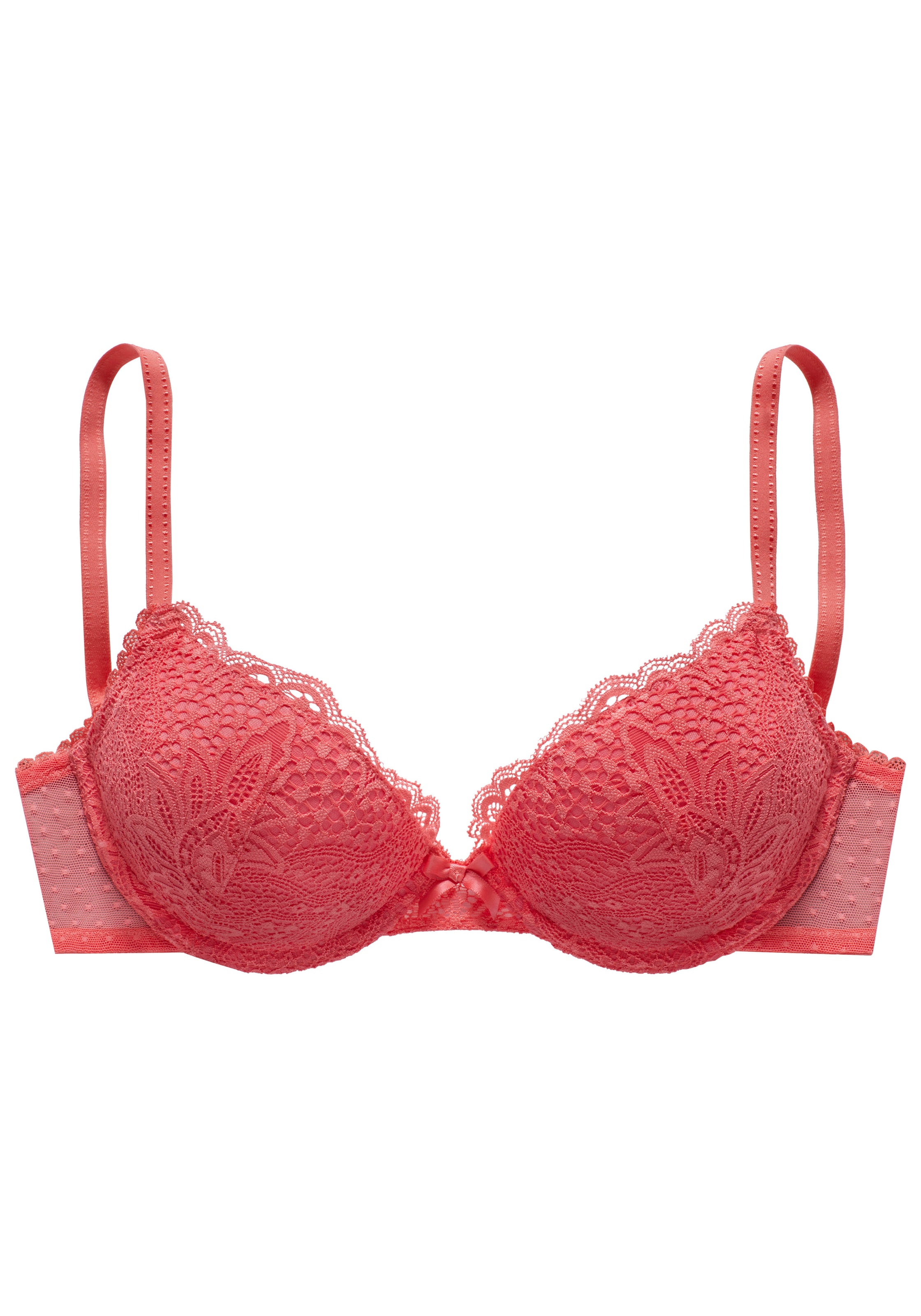 Vivance Push-up-BH, rundherum mit floraler Spitze, Dessous