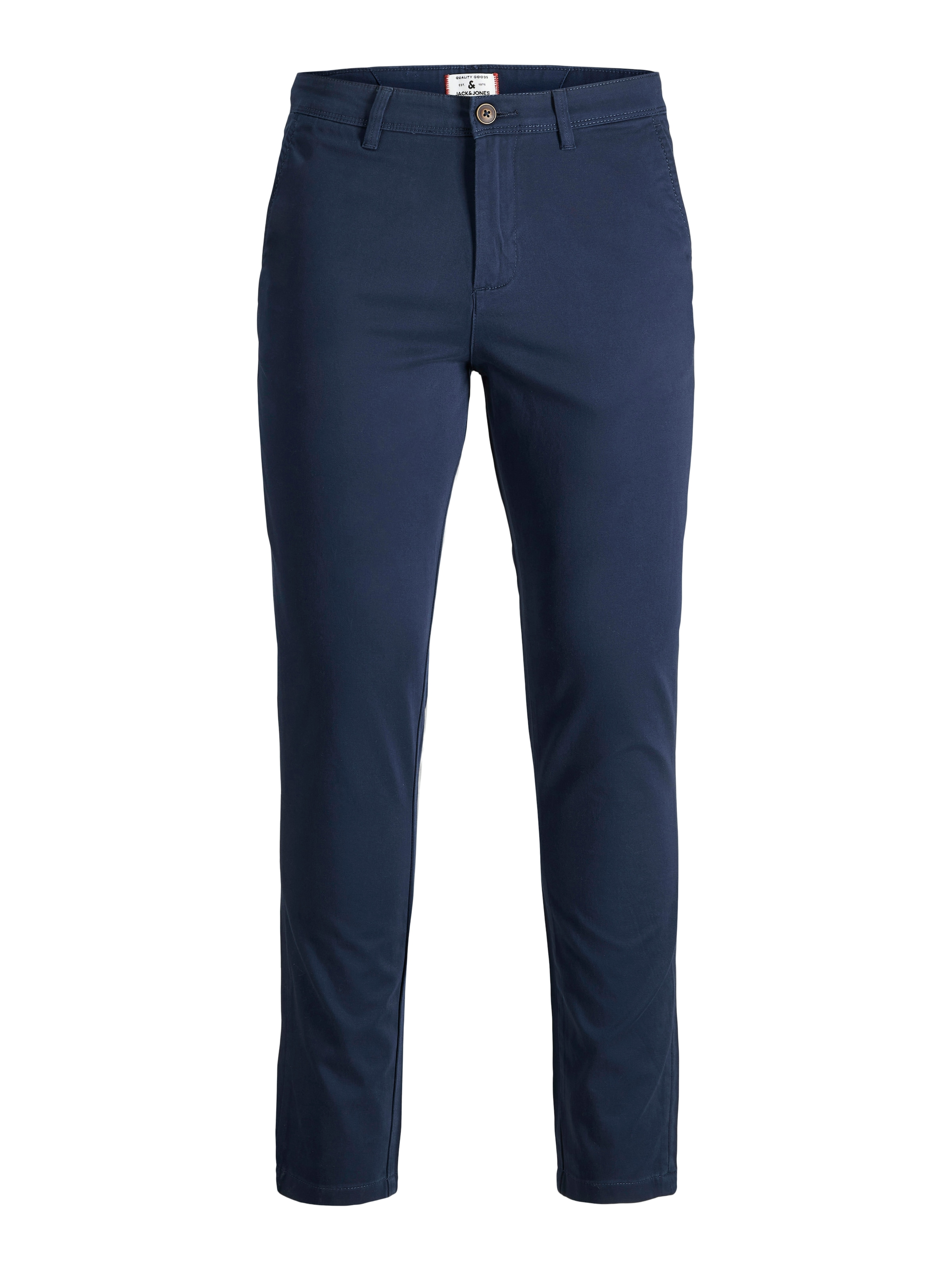 Jack & Jones Chinohose »JJIMARCO mit Badge und hohem Tragekomfort«  unifarben, modisch, slim fit, Baumwollmischung