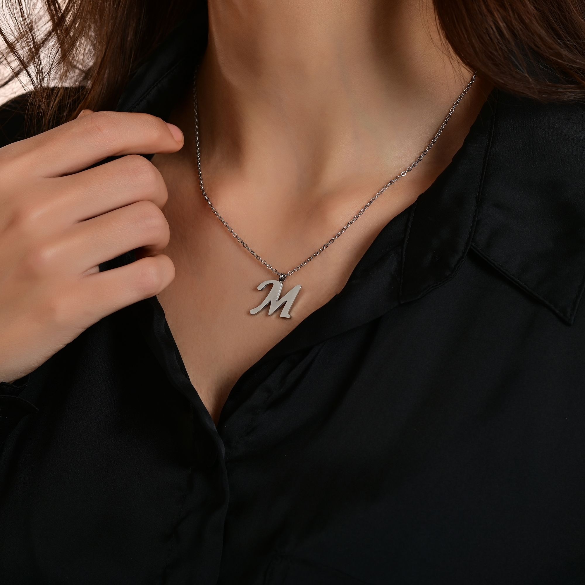 Adelia´s Kette ohne Anhänger »Unisex Halskette mit Anhänger ¿ Buchstabe S aus Edelstahl«