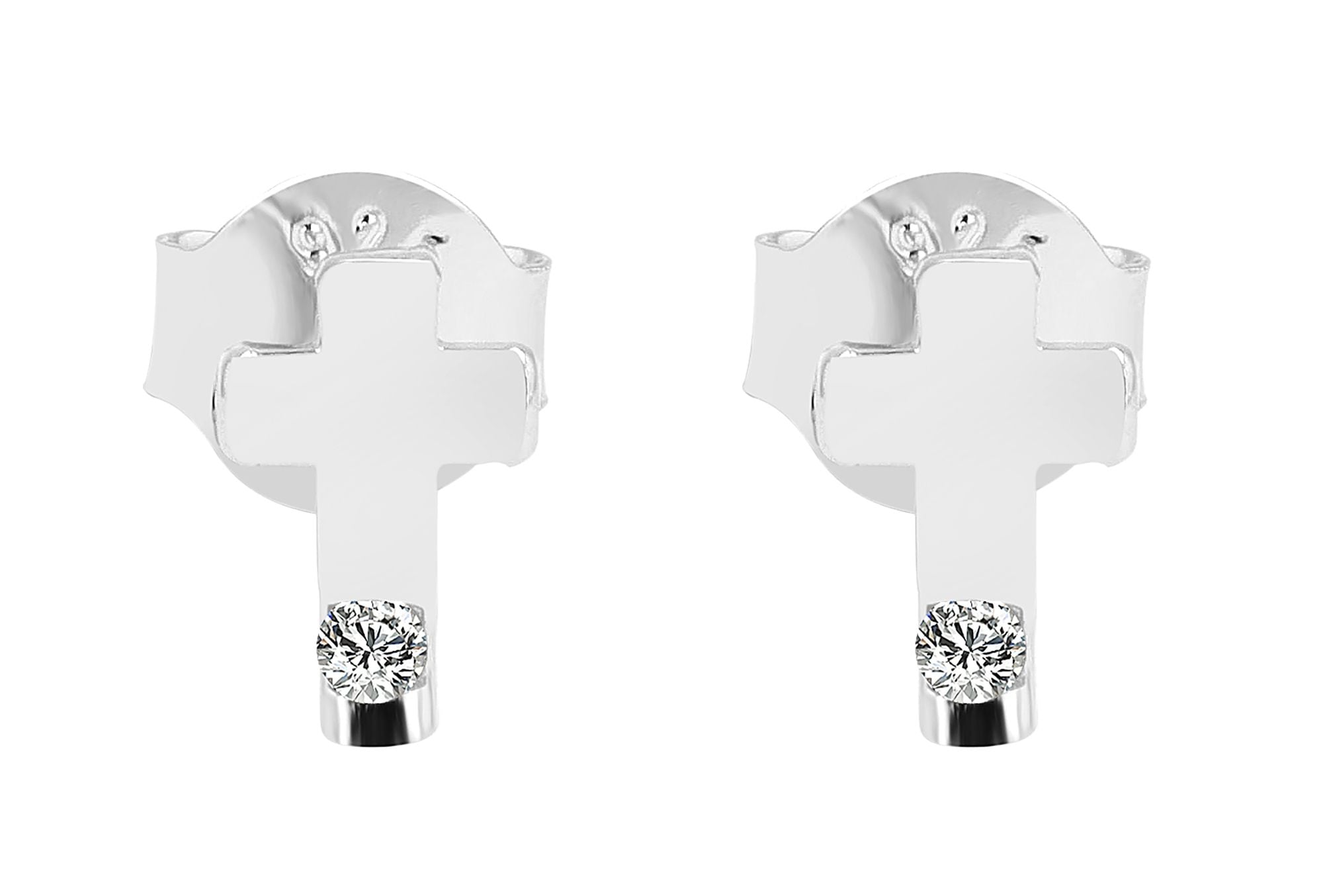 Adelia´s Paar Ohrstecker »Damen Ohrringe ¿ Ohrstecker aus 925 Silber«