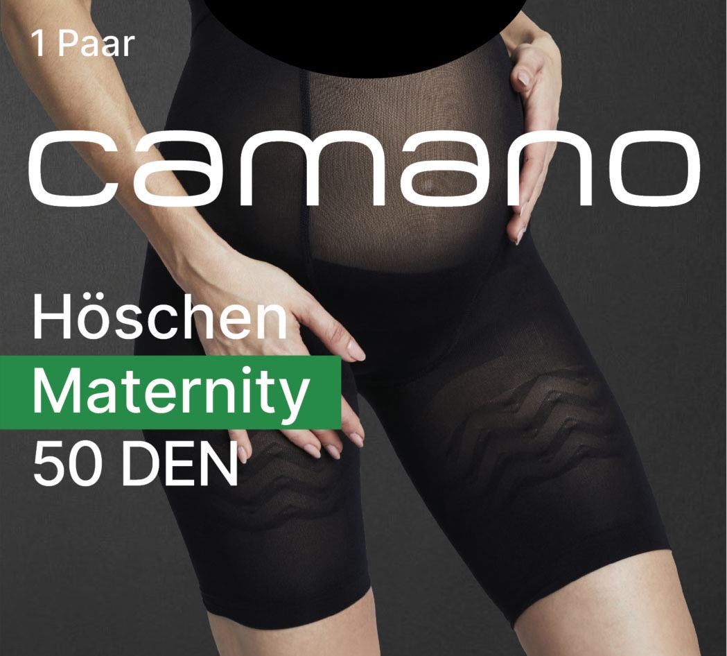 Camano Umstandsleggings »fine functional«, kurze Form mit extraweichem Bund