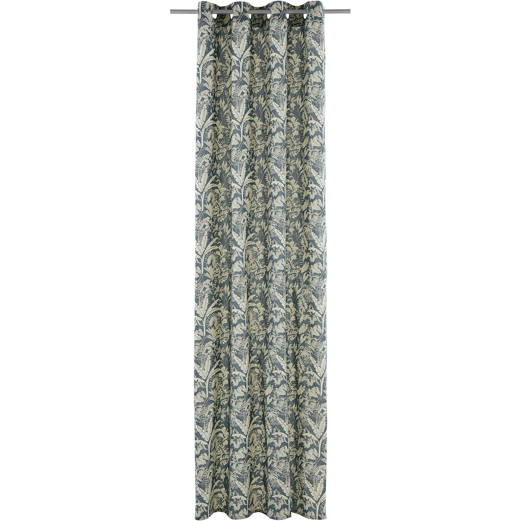 COUCH♥ Vorhang »Palmös«, (1 St.), blickdicht, Bio-Baumwolle, bedruckt, floral, gewebt, verschiedene Größen