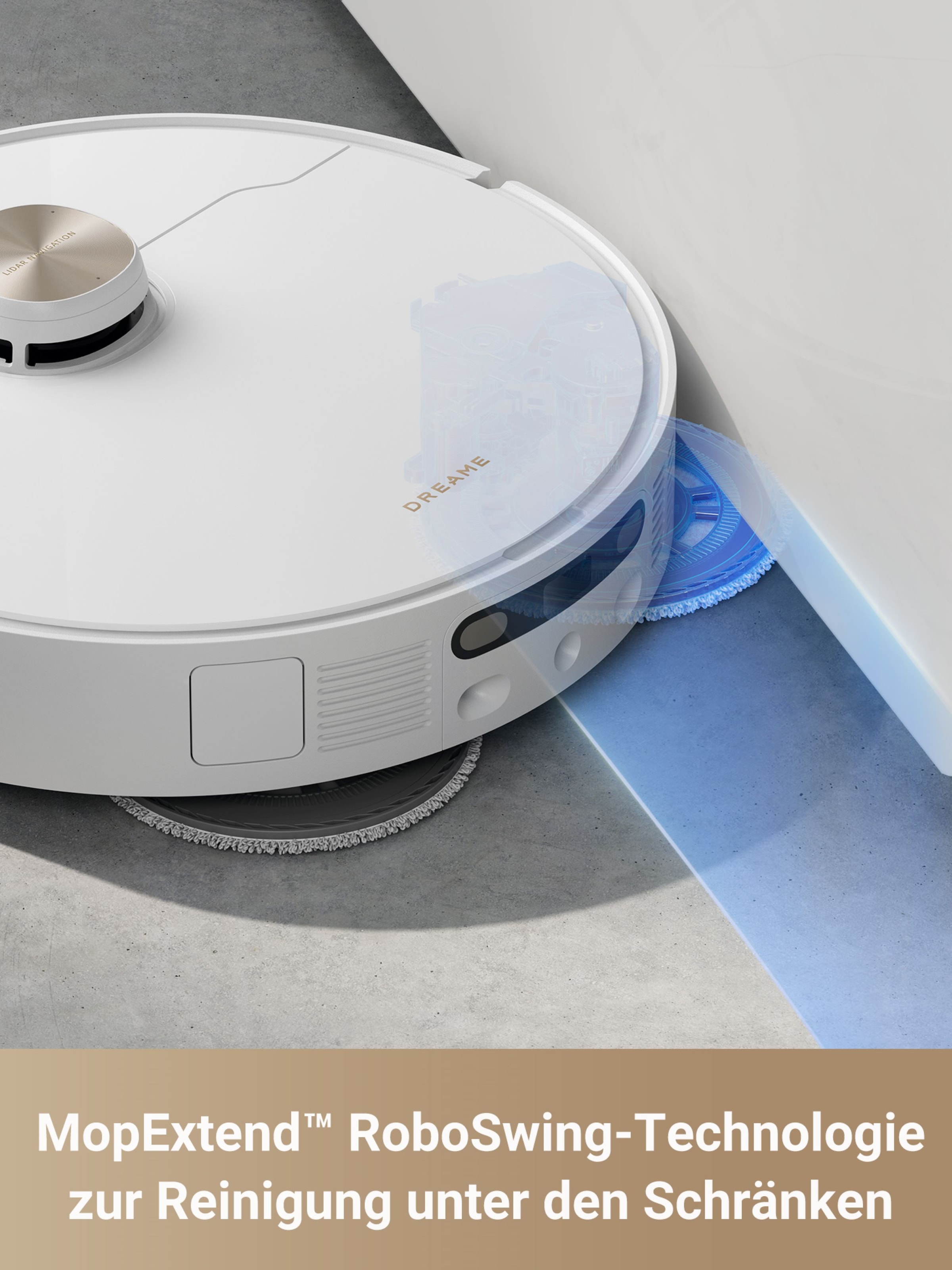 Dreame Saugroboter »Saugroboter Dreame L40 Ultra mit Wischfunktion«, 11000 Pa Saugleistung/Automatische Wartung der 7-in-1 Basisstation