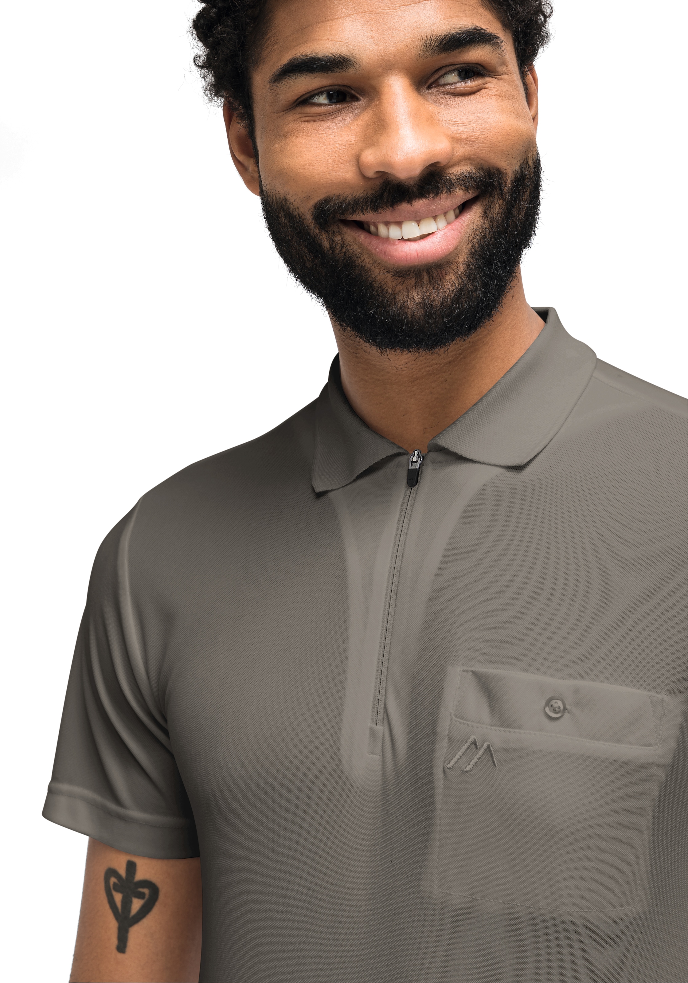 Maier Sports Funktionsshirt »Arwin 2.0«, Eignet sich ideal für Wanderungen und Freizeitaktivitäten