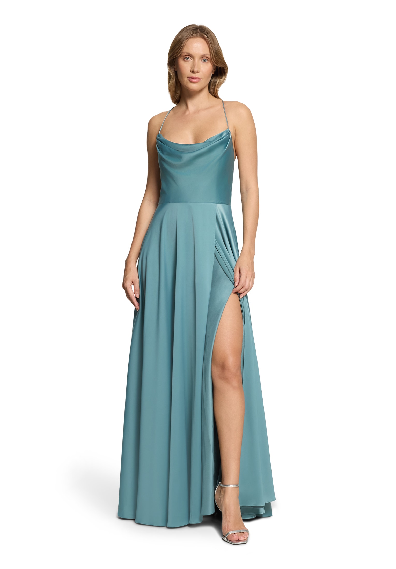 Vera Mont Abendkleid »Abendkleid mit Wasserfallausschnitt«