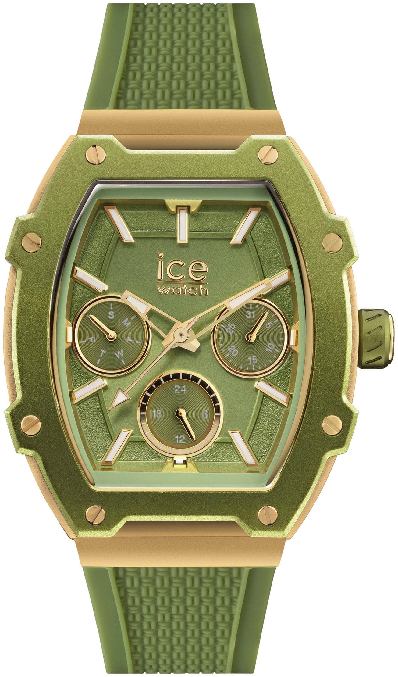 ice-watch Multifunktionsuhr »ICE boliday - Alu - Small - MT« Quarzuhr, Armbanduhr, Damenuhr, analog, Datum, 12/24-Stunden-Anzeige