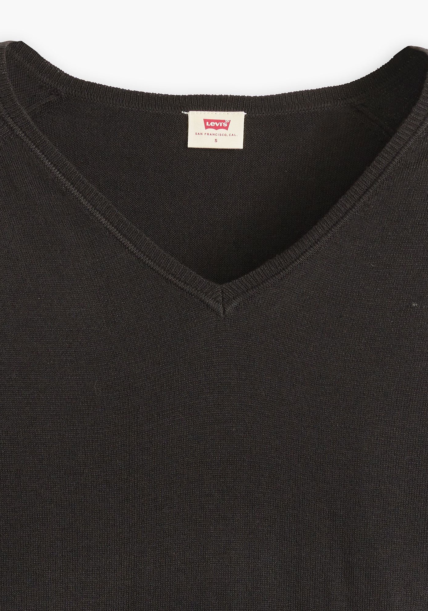 Levi's® Longpullover »PETAL VNECK SWEATER« mit Rippbündchen