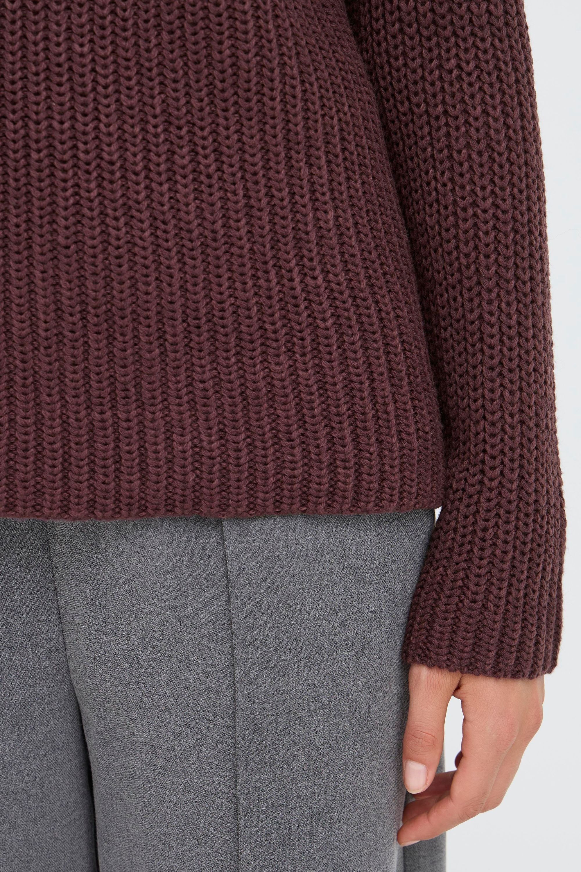 OXMO Strickfleece-Pullover »Strickpullover OXFKANNA«