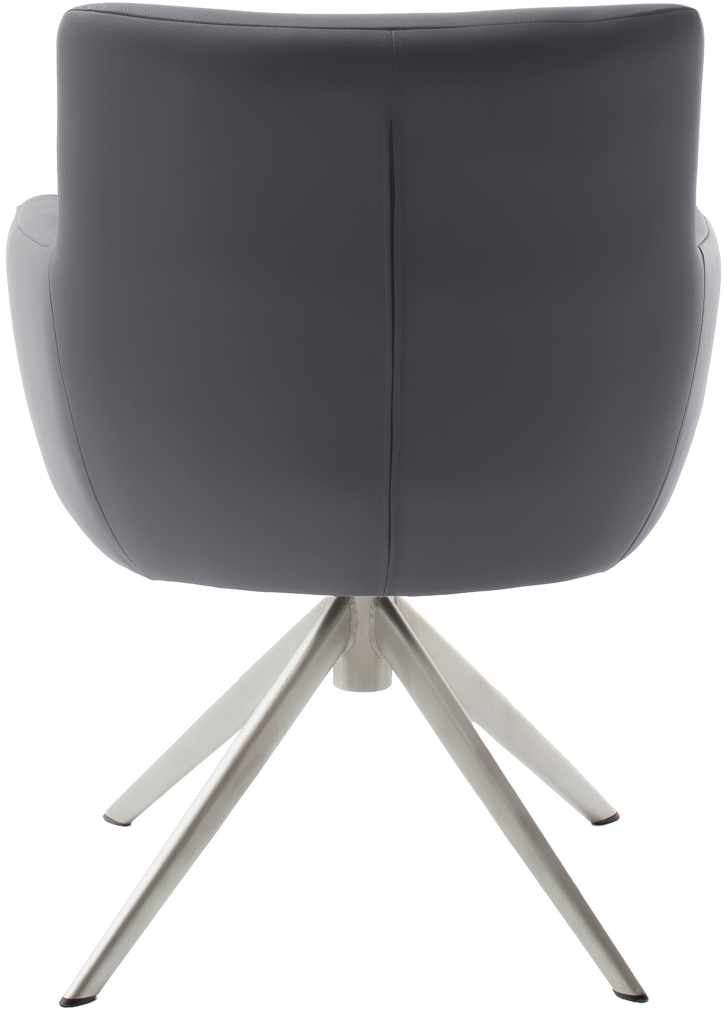 MCA furniture 4-Fußstuhl »WILSON Esszimmerstuhl, Armlehnstuhl, Polsterstuhl, modern«, (Set), 2 St., Leder, Stuhl, Armlehnenstuhl, drehbar, Taschenfederkern, belastbar 160 kg,XXL