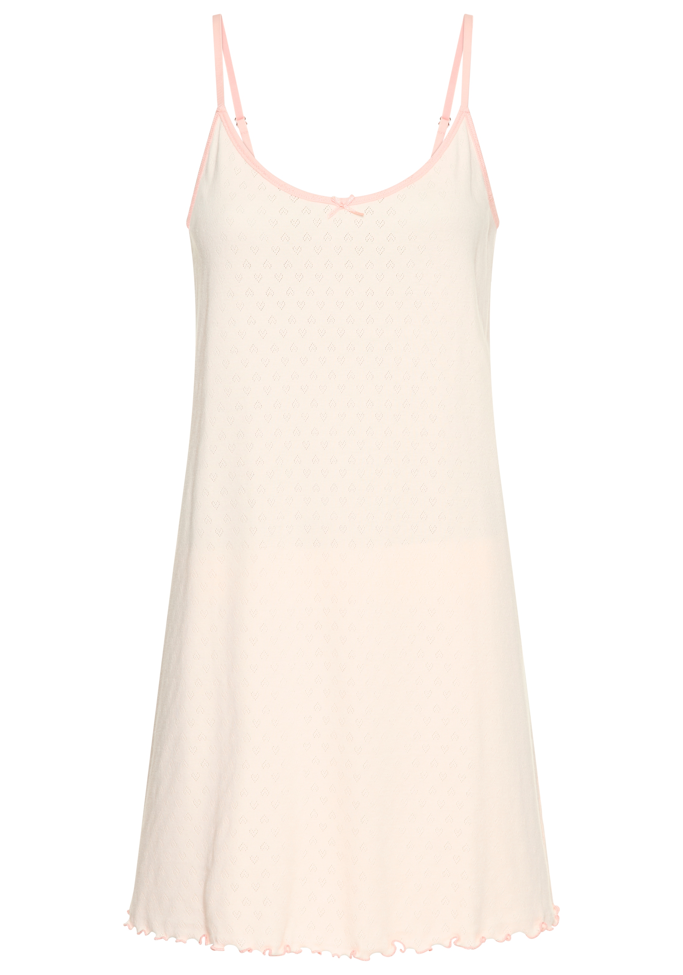 Vivance Dreams Negligé 1 tlg. mit romatischem Ajourstrickmuster