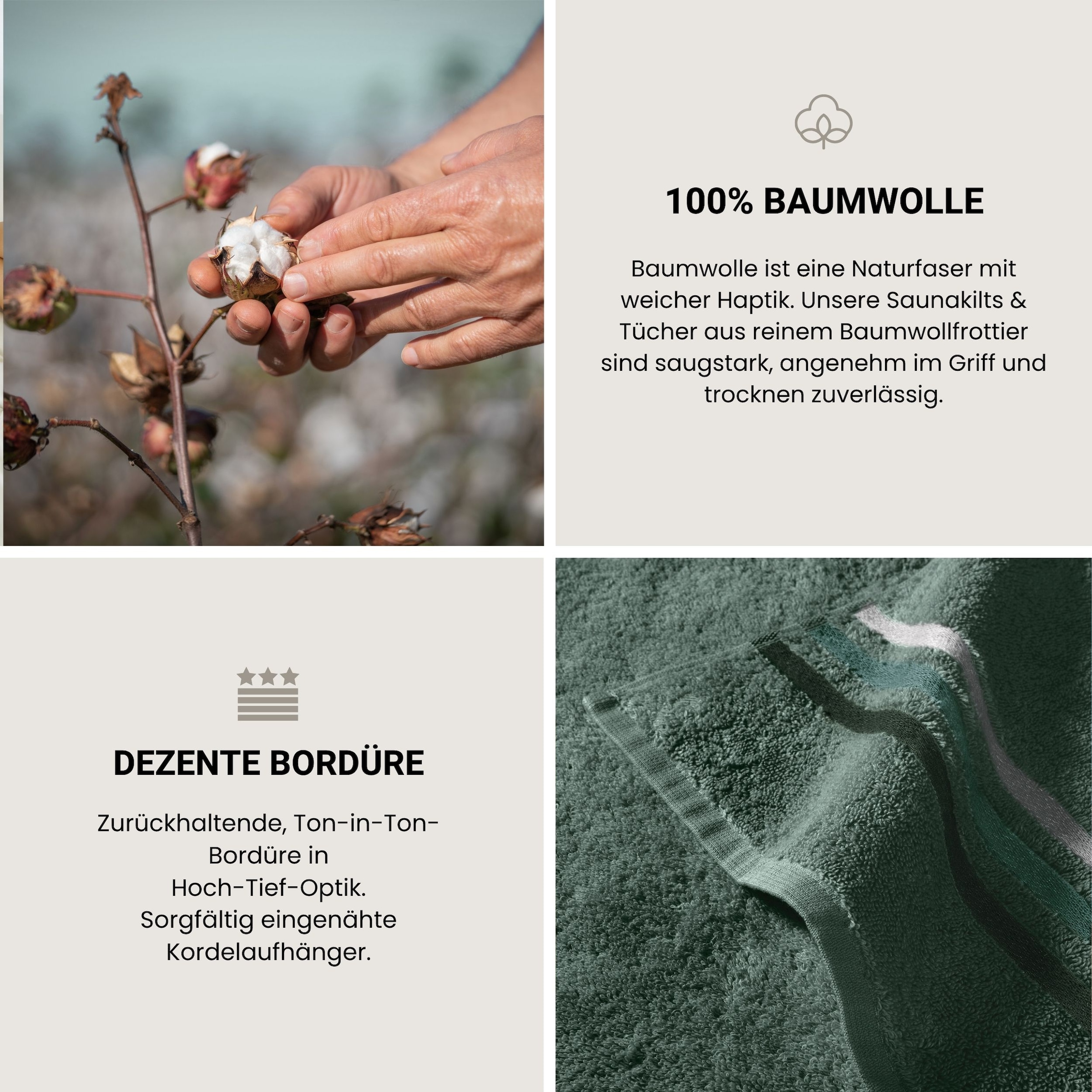 Schiesser Handtücher »Skyline Color aus 100 % Baumwolle mit eleganter Streifenbordüre« OEKO-TEX® MADE IN GREEN
