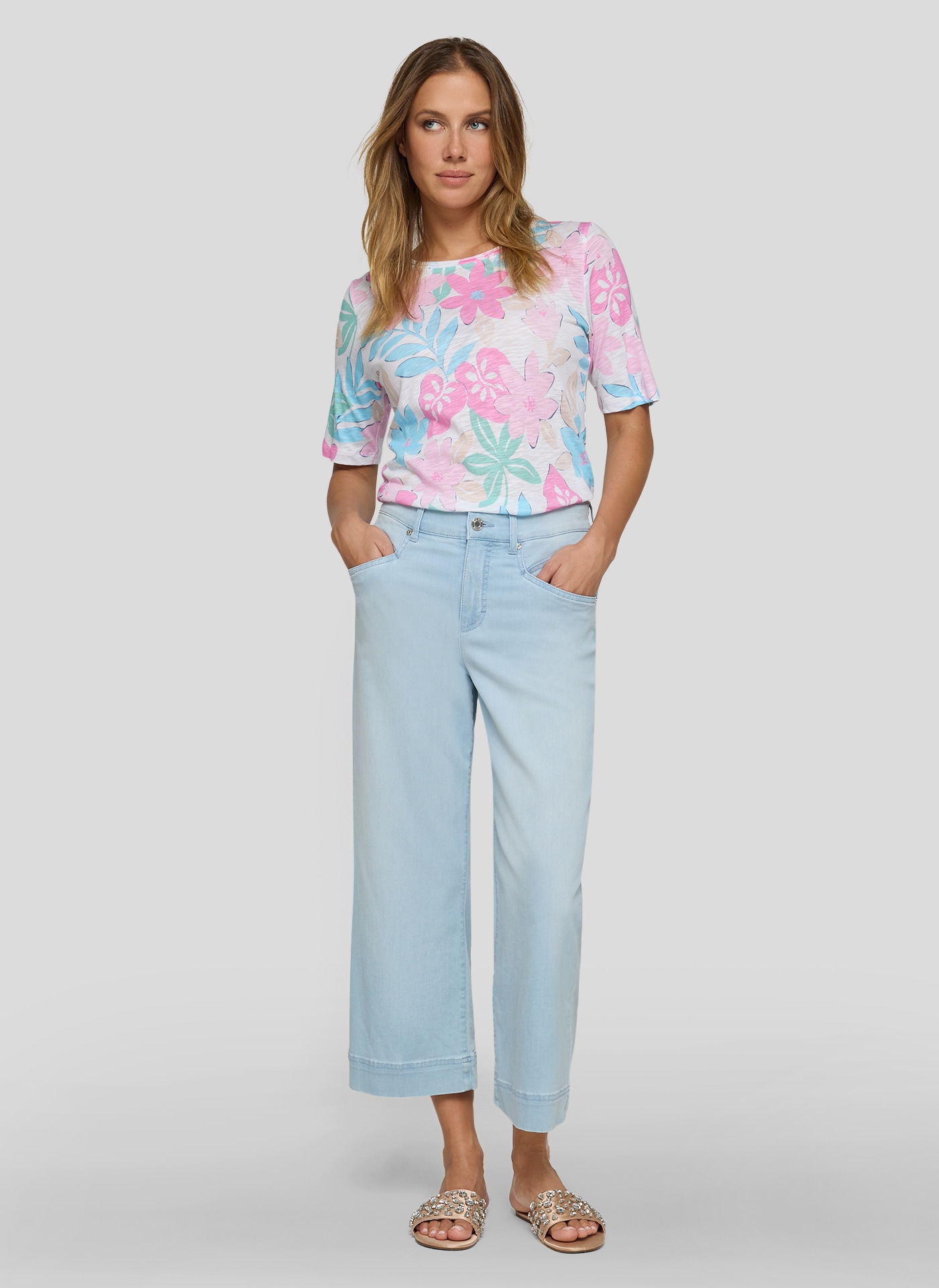 Rabe T-Shirt mit All-Over Print