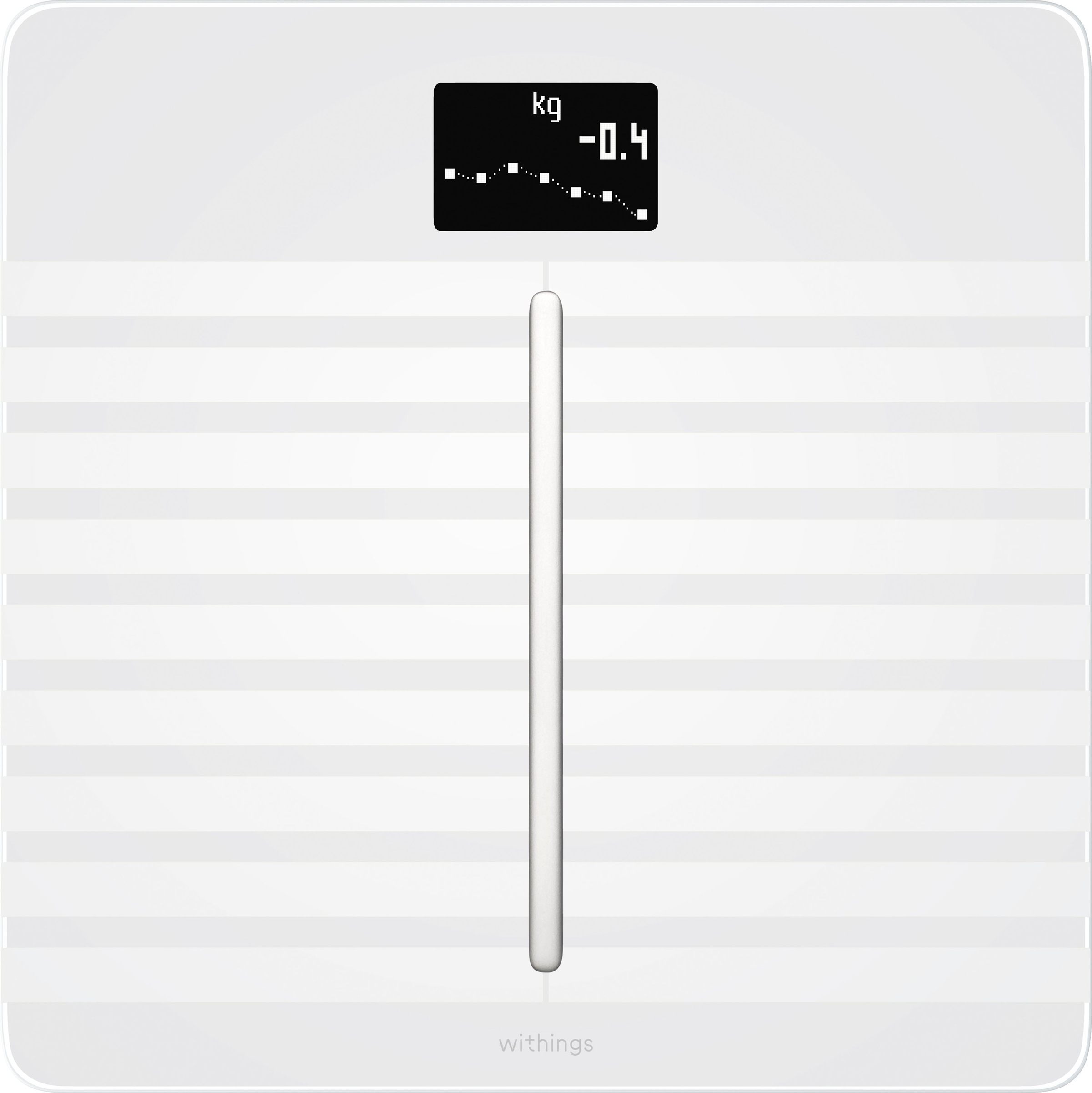 Withings Körper-Analyse-Waage »Body Cardio, Bluetooth und W-Lan fähig«, zeigt Körperfettanteil (KFA), Muskelmasse, Wasseranteil