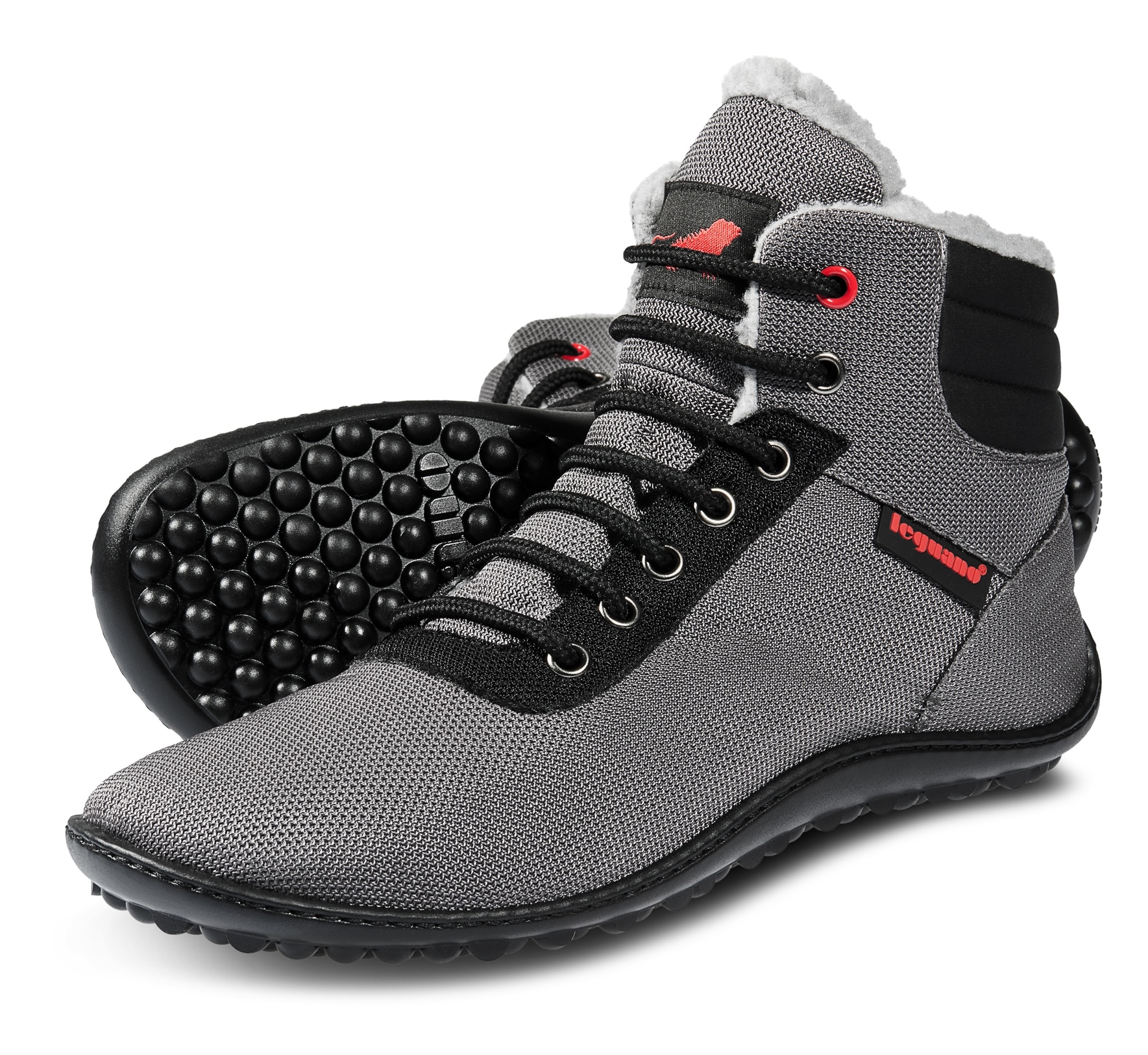 Leguano Barfußschuh »KOSMO«, Bequemschuh, Schnürboots mit einzigartiger Halbkugel-Laufsohle