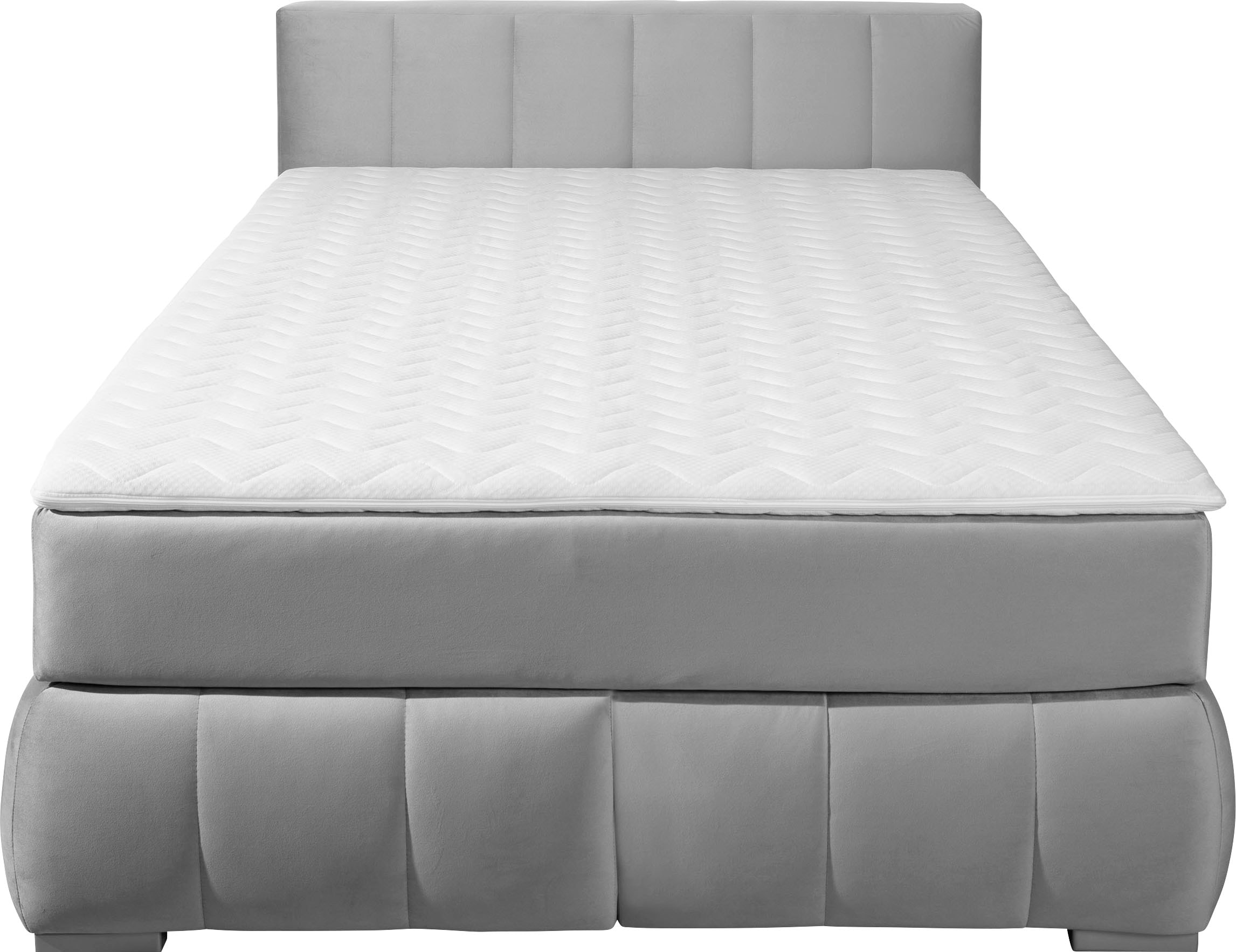 Guido Maria Kretschmer Home&Living Boxspringbett »Chelles«, inkl. Topper, in XXL- Überlänge 220 cm, Unterbox mit feine Wölbung