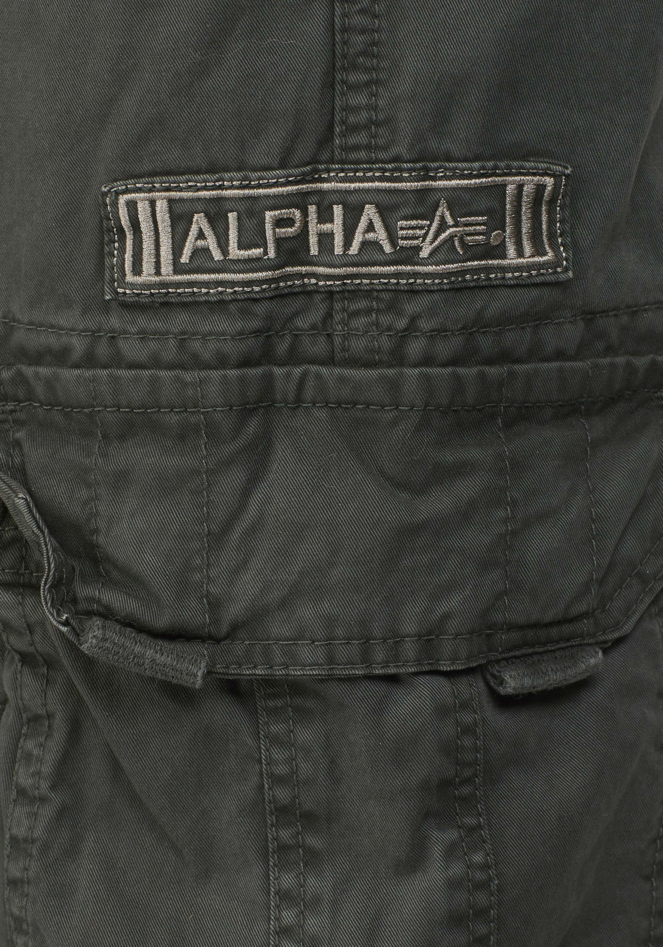 Alpha Industries Cargohose »Jet Pant«, mit seitlichen Cargotaschen und Kordelzug am Beinabschluss