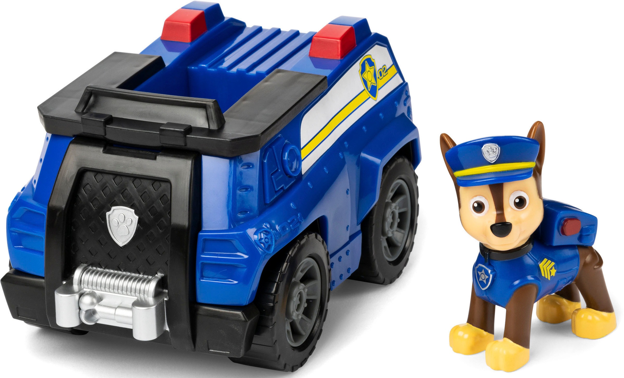 Spin Master Spielzeug-Auto »PAW Patrol, Polizei-Fahrzeug mit Chase-Figur«