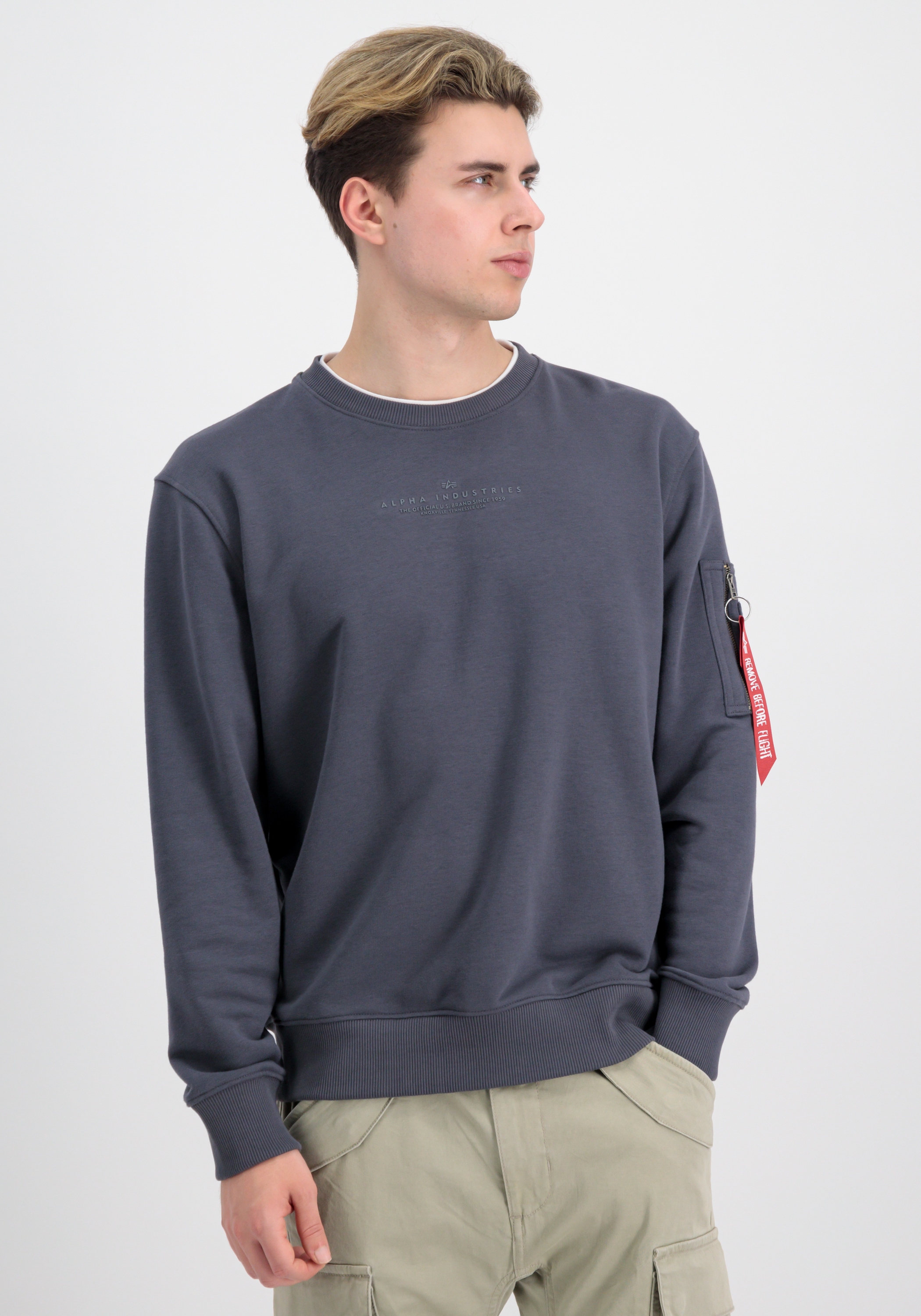 »Alpha bei Men Sweatshirts - Sweater online Industries Alpha Layer shoppen Double OTTO Sweater« Industries
