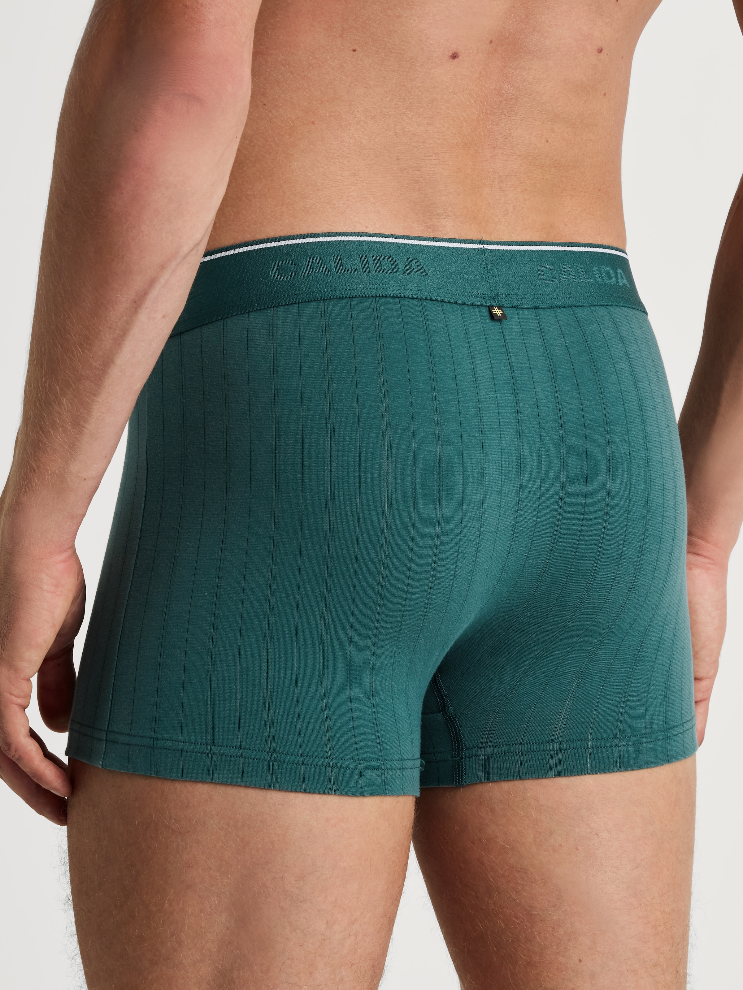 CALIDA Boxershorts »Pure & Style«, maskulines Nadelzug-Design