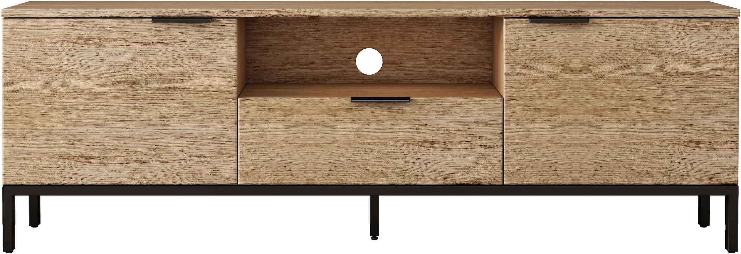 OTTO home TV-Board »Jorinde« Melaminoberfläche, flexibler Stauraum und robustes Metallgestell