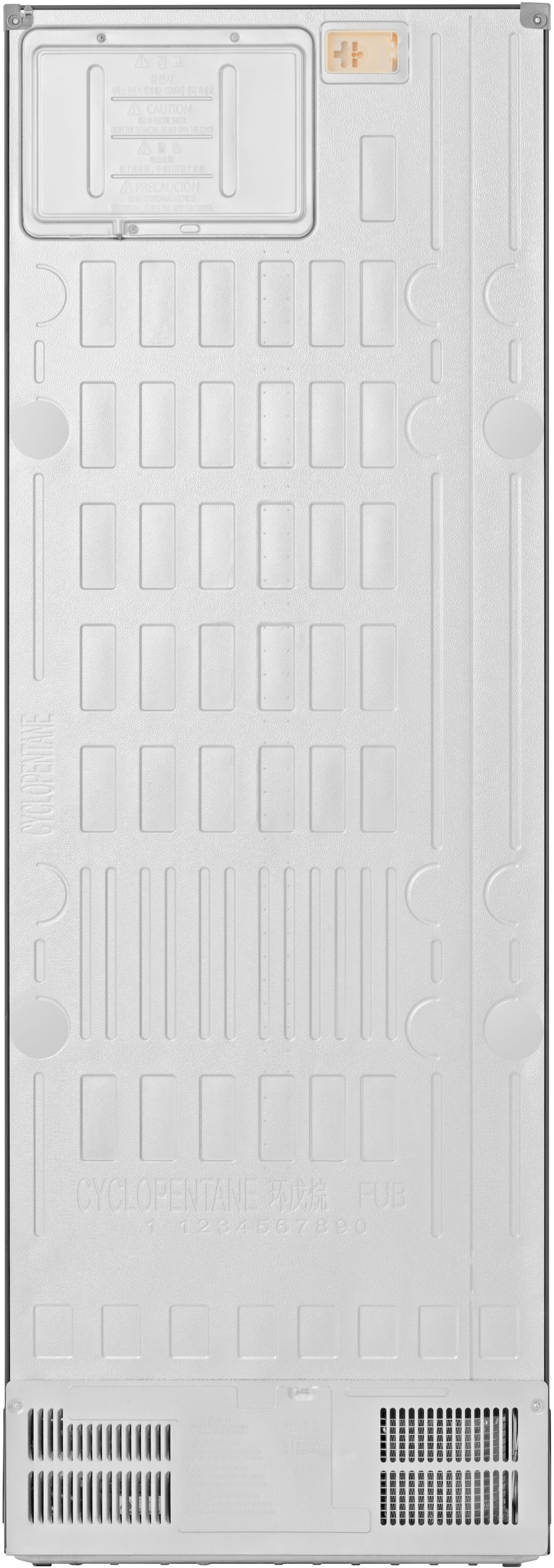 LG Kühl-/Gefrierkombination Serie 7 »GBBW726AEV« 186 cm hoch 69,7 cm breit Vollintegrierbarer Kühlschrank dank frontaler Luftzufuhr und Abluft