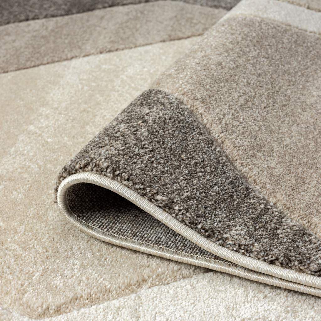 Carpet City Teppich »BONITO7167«, rechteckig, 11 mm Höhe, Flachflor, Hochtief-Muster/ 3D-Effekt, Geo-Muster, für Wohnzimmer