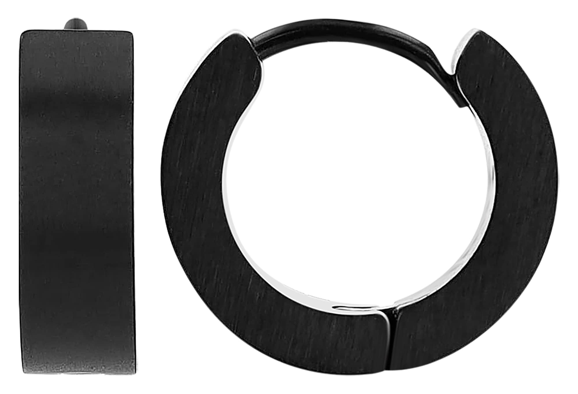 Adelia´s Paar Creolen »Unisex Ohrringe ¿ Creole aus Edelstahl«