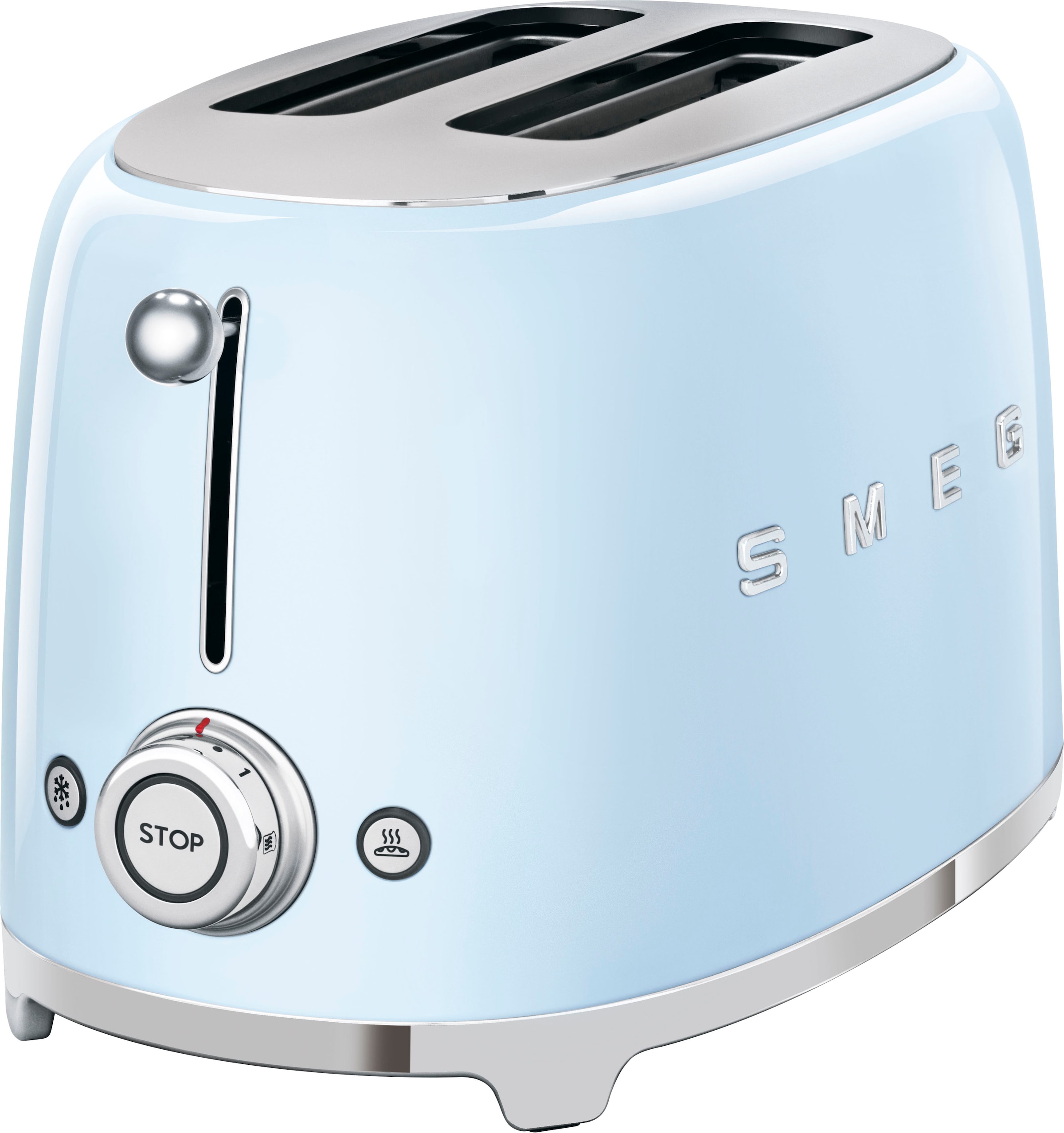 Smeg Toaster »TSF01PBEU«, 2 kurze Schlitze, für 2 Scheiben, 950 W