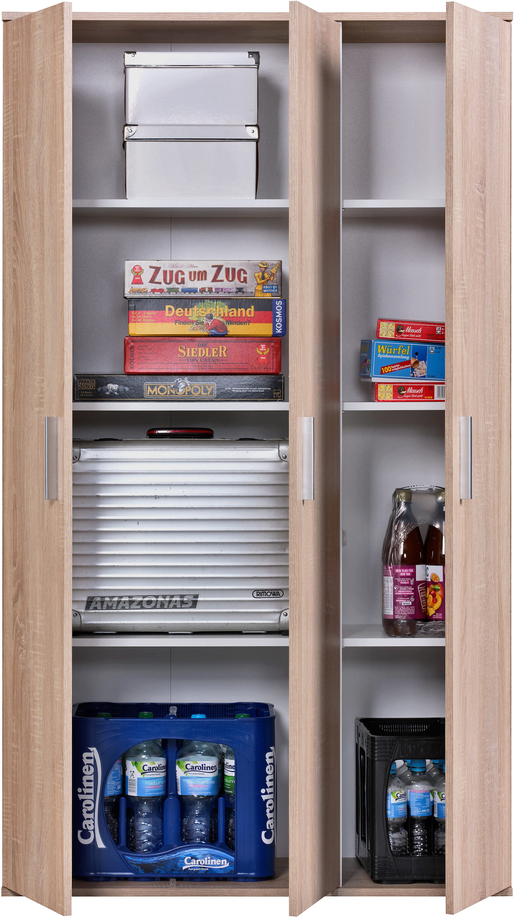 Procontour Mehrzweckschrank »Haushaltsschrank Clara BESTSELLER!«, (OTTOs Choice), Höhe 167cm, mit variabel verstellbaren Einlegeböden