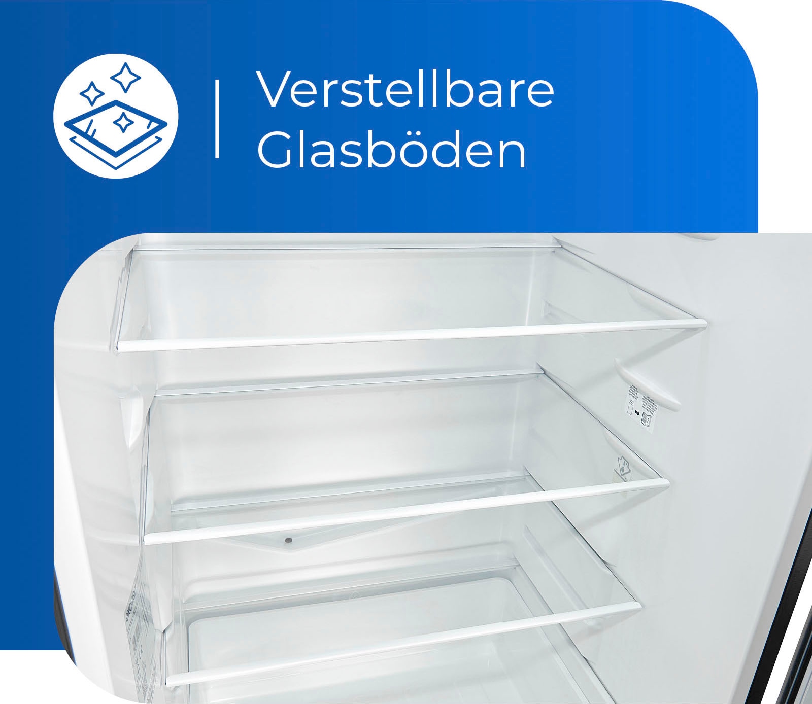 exquisit Kühl-/Gefrierkombination »KGC320-95-E-WS-040C«, KGC320-95-E-WS-040C inoxlook-az, 185,8 cm hoch, 60 cm breit
