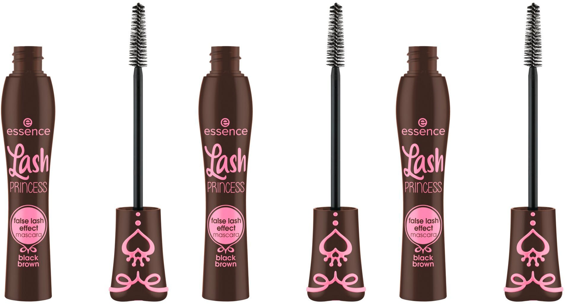 Essence Mascara »Lash PRINCESS false lash effect mascara black brown«, (Set, 3 tlg.)