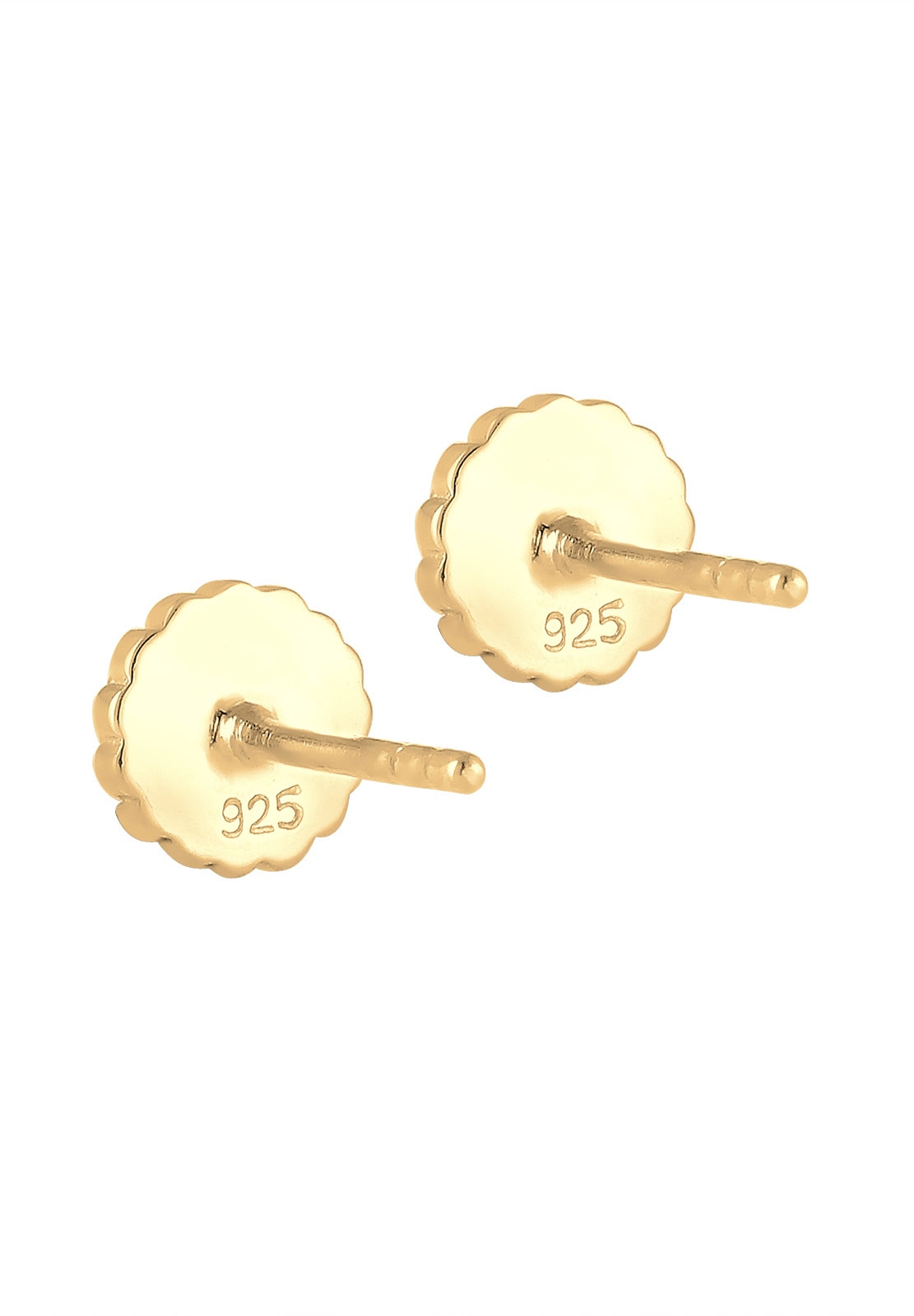 Elli Paar Ohrstecker »Ohrringe Geo Kreis Vintage Opal Blüte 925 Sterling Silber«