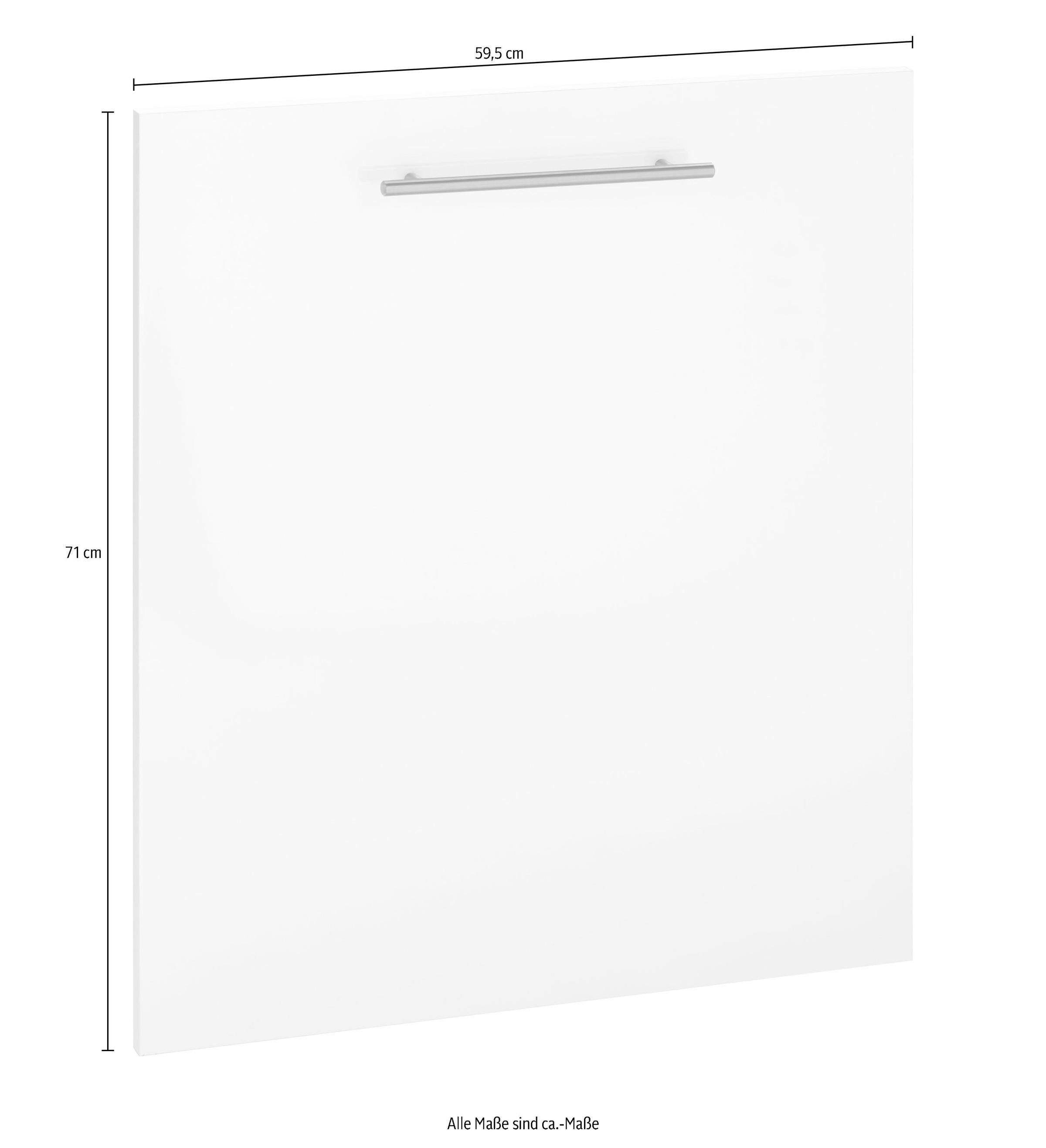 wiho Küchen Frontblende »Ela« 60 cm breit, für vollintegrierbaren Einbaugeschirrspüler
