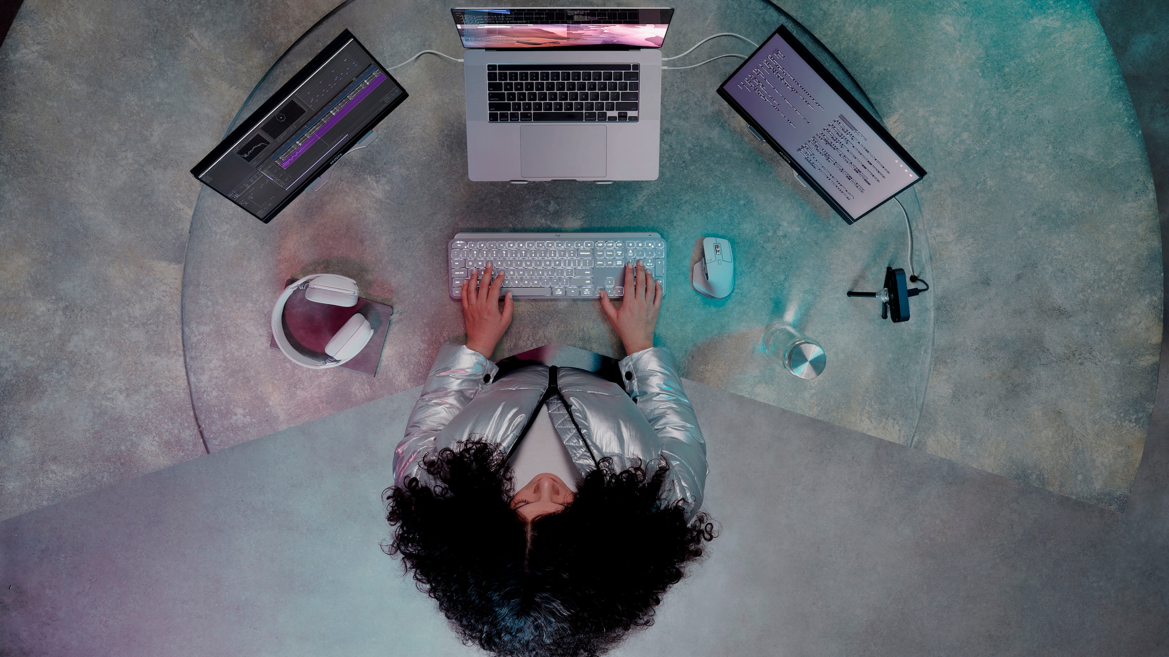 Logitech Wireless-Tastatur »MX Keys S« (Fn-Tasten | USB-Anschluss | Ziffernblock)