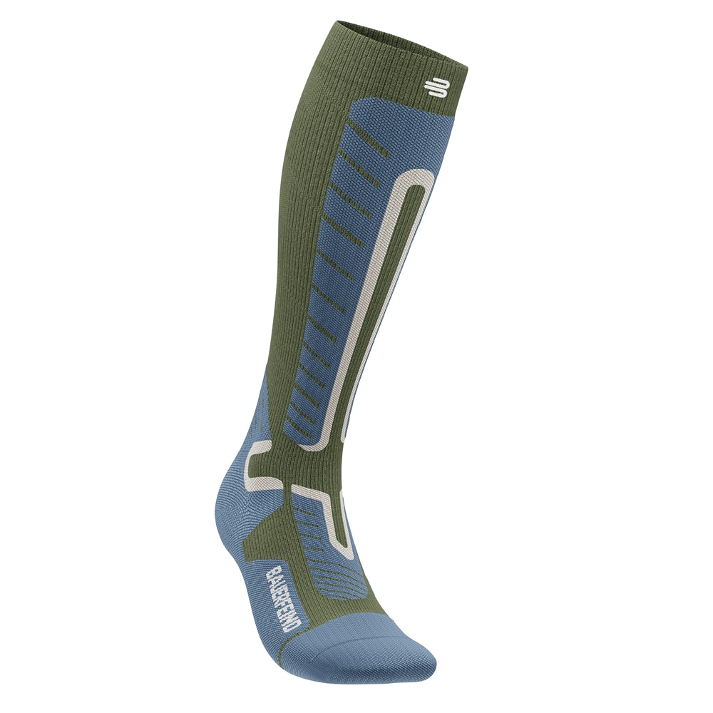 Bauerfeind Sportsocken »SKI ALPINE COMPRESSION SOCKS« für Alpinski und Snowboard, mit ausgesparten Polsterzonen