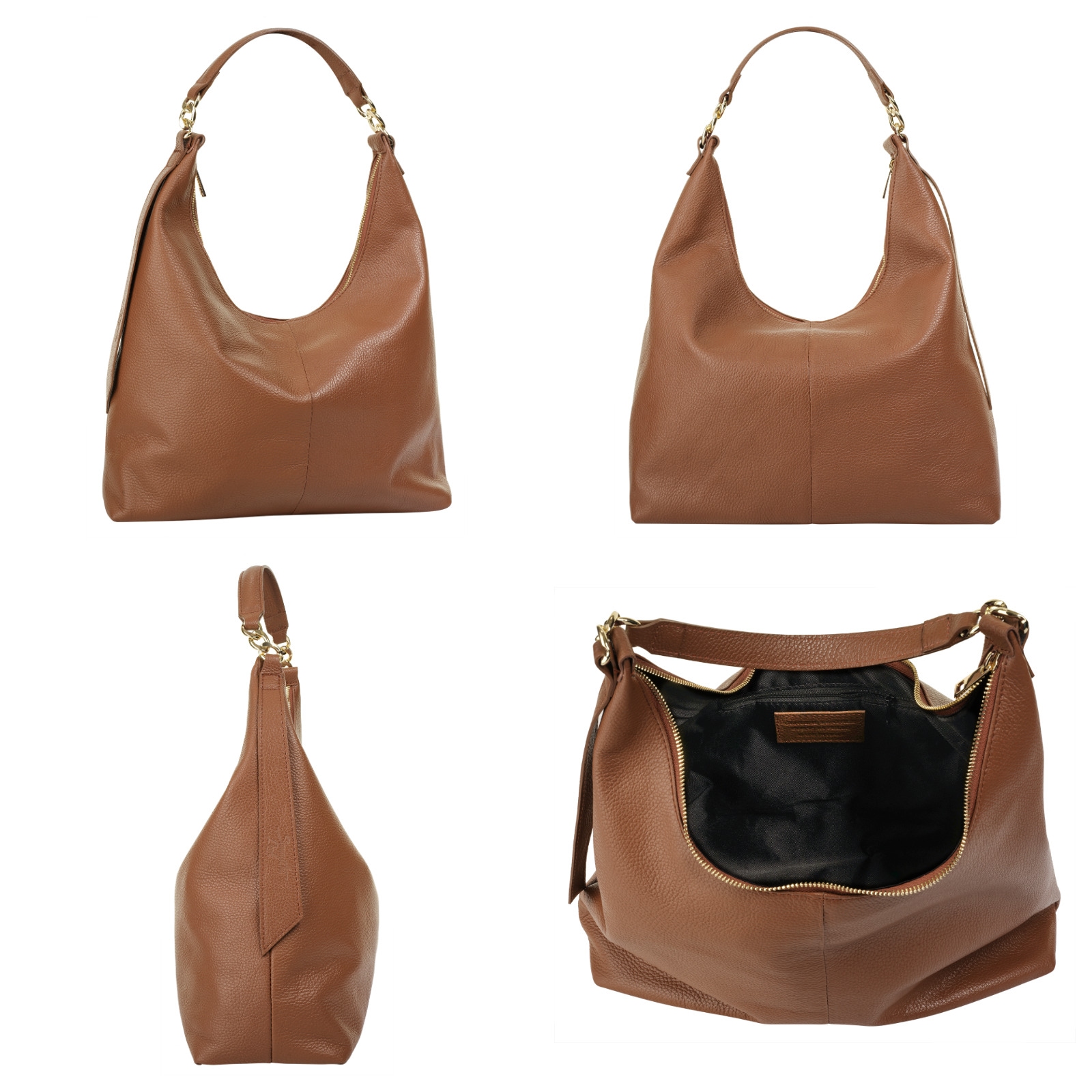 Samantha Look Shopper, Made in Italy, Große Handtasche mit Smartphonefach