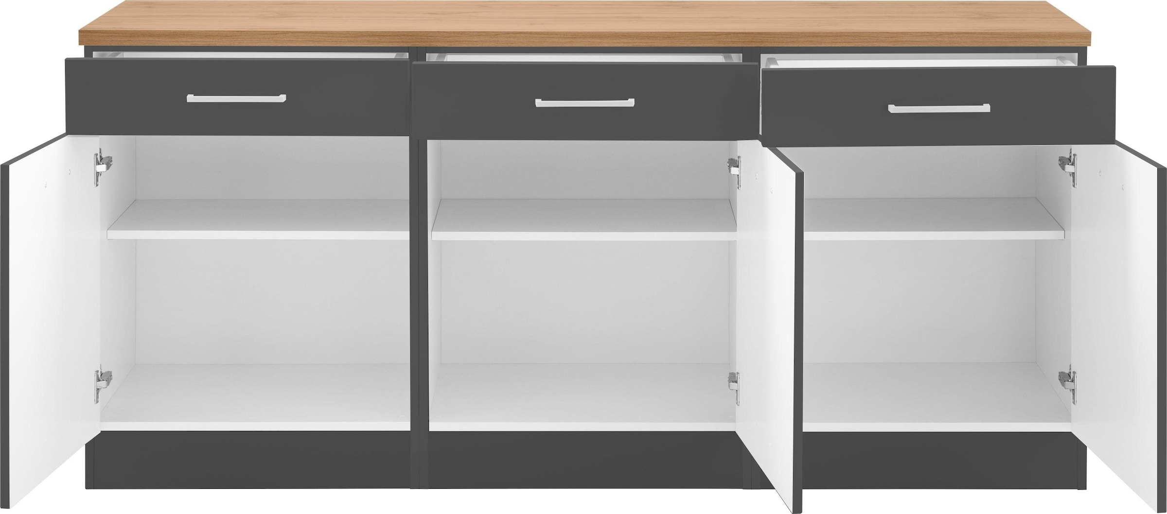 KOCHSTATION Unterschrank »KS-Kehl«, Breite 180 cm