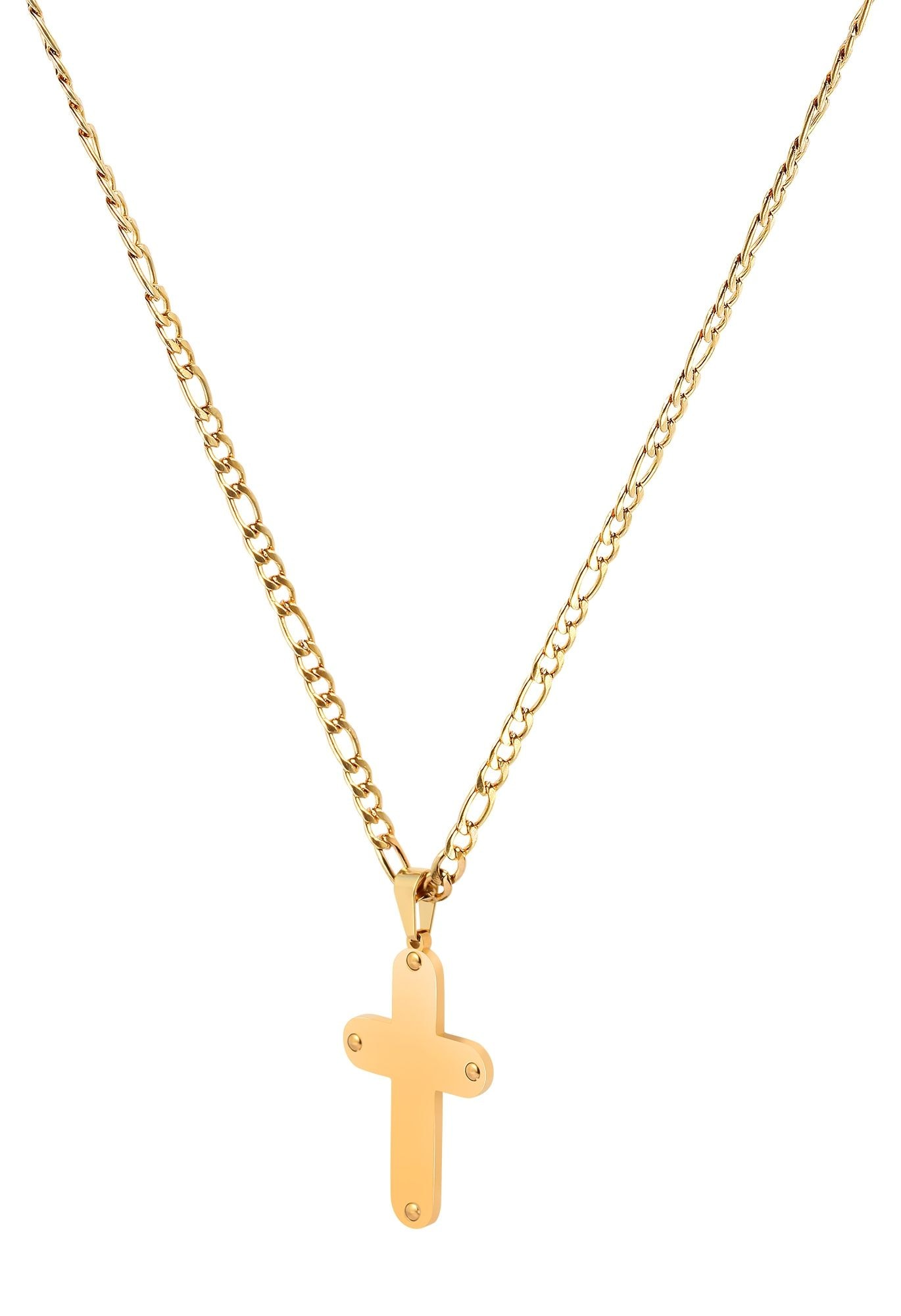 Adelia´s Kette ohne Anhänger »Unisex Halskette mit Anhänger ¿ Kreuz aus Edelstahl«
