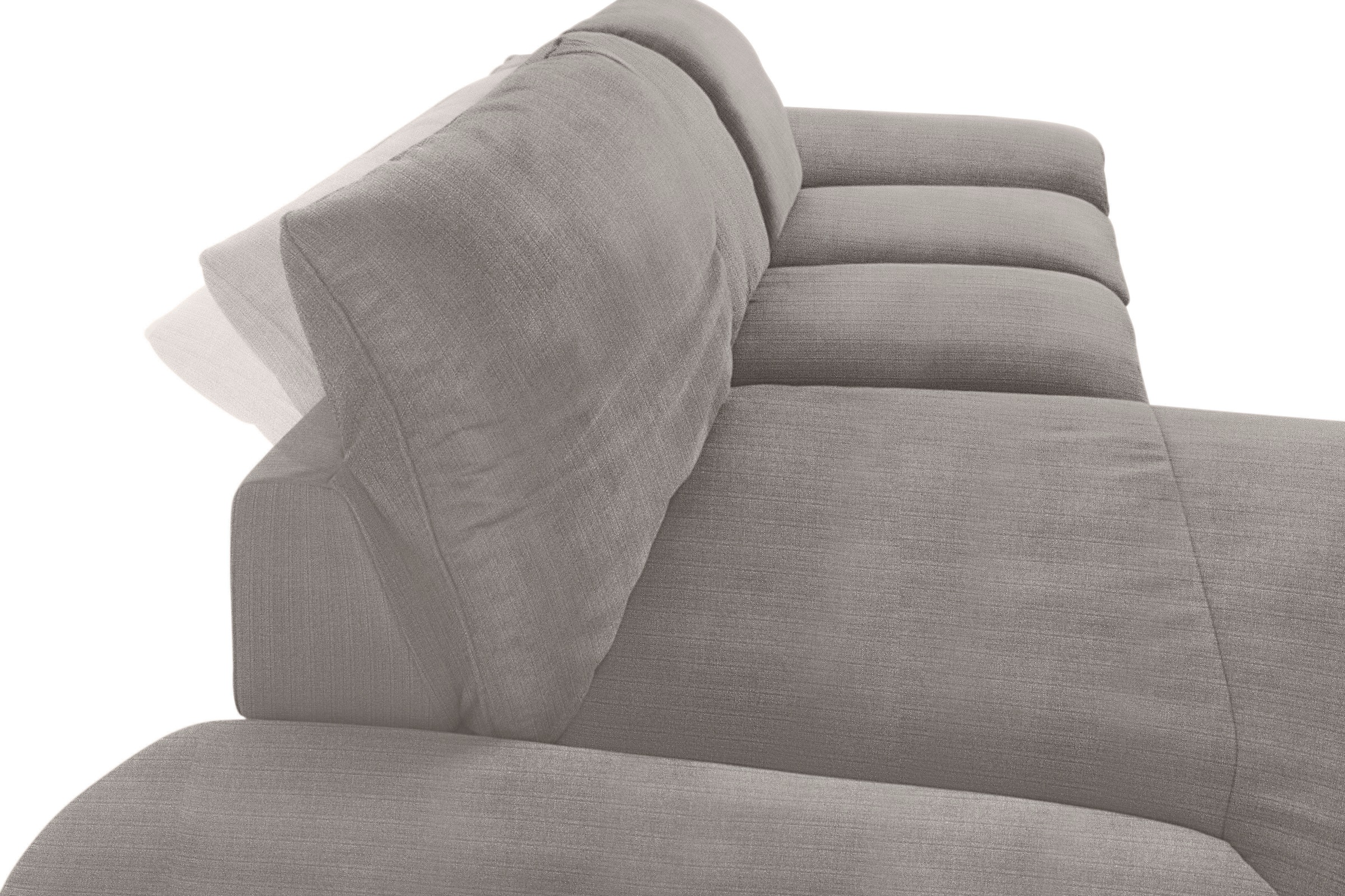 W.SCHILLIG Ecksofa »enjoy&MORE, Designsofa, bequem, zeitlos und elegant, L-Form«, Sitztiefenverstellung, Füße bronze pulverbeschichtet, Breite 310 cm