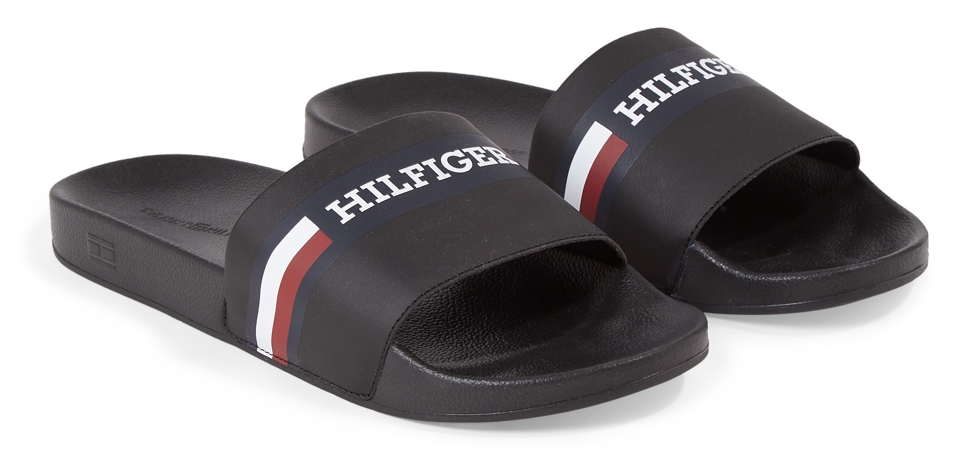 Pantolette »CORPORATE HILFIGER POOL SLIDE«, Sommerschuh, Schlappen, Poolslides, mit...