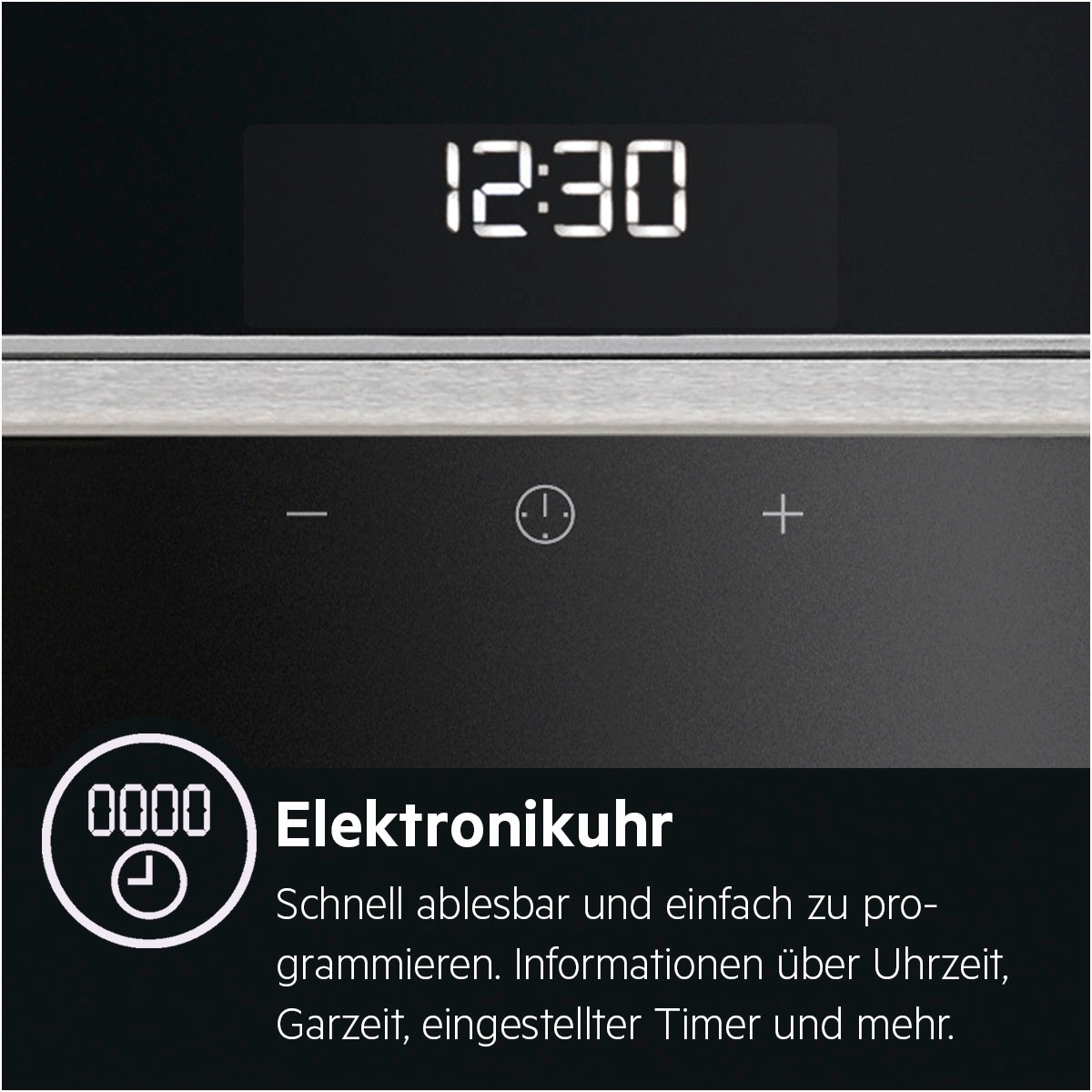 AEG Induktions Herd-Set »EEE45502BM«, Aqua Clean, Öko-Timer