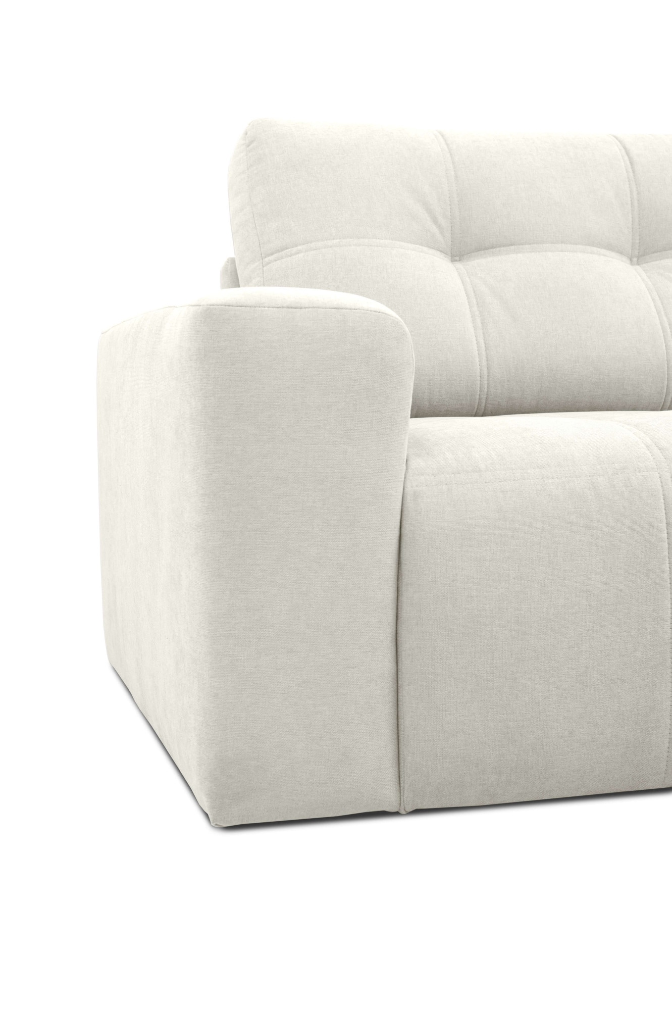 Home affaire Ecksofa »Turnon, Lounge-sofa, Breite 221 cm«, Chenille, mit Knopf- und Doppelsteppung, elegantes Aussehen