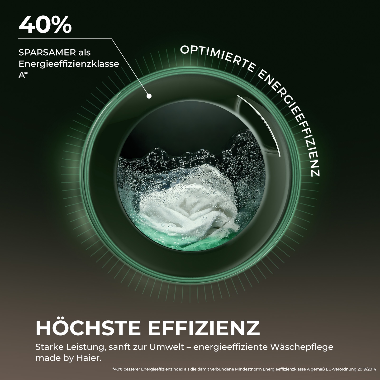 Haier Waschmaschine G9 Serie »HW130-B14687U1« 13 kg 1400 U/min UltraFresh: Hält die Wäsche bis zu 12 Std. frisch