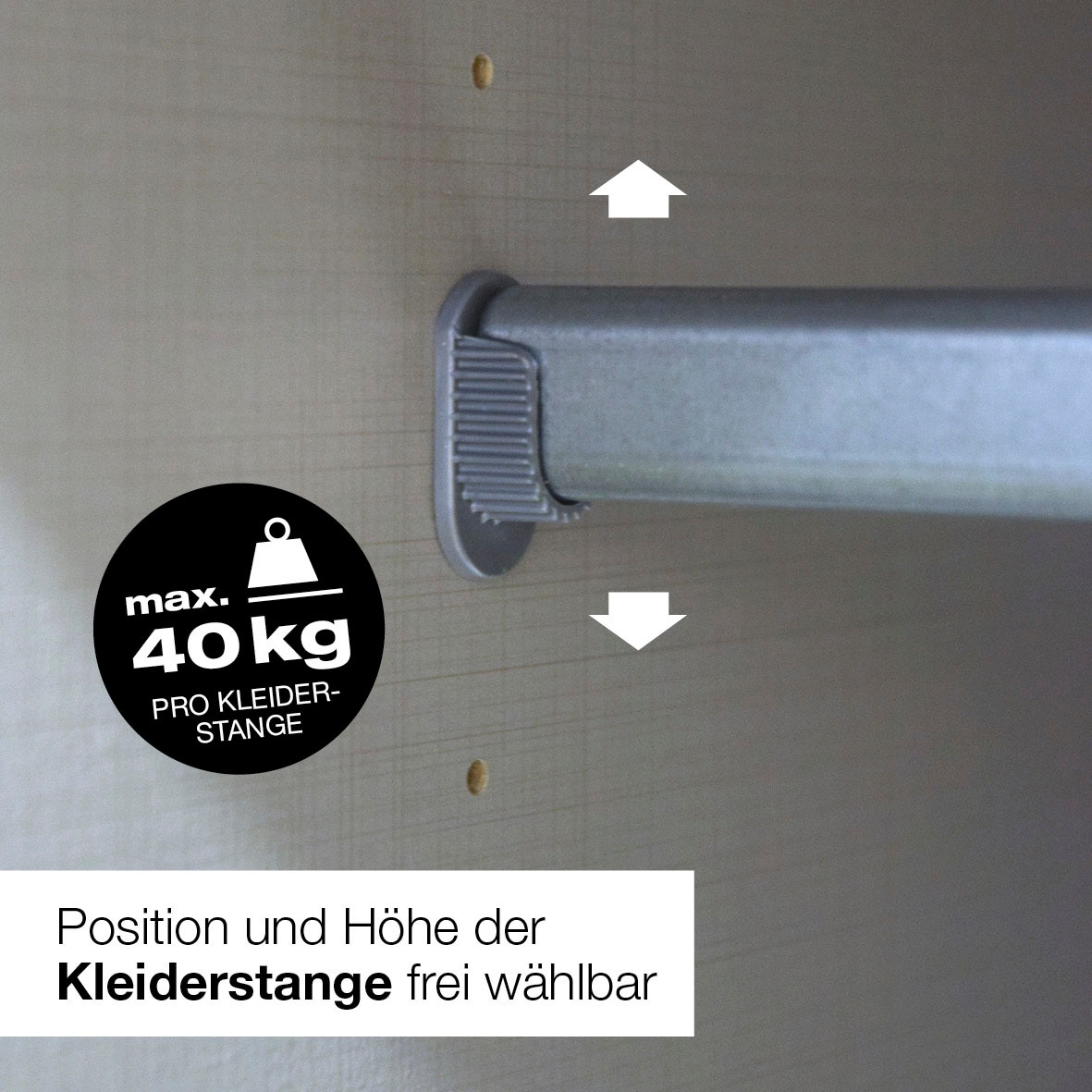 Wimex Drehtürenschrank »London in den Breiten 180cm, 225cm und 270cm erhältlich, inkl. Spiegel« Kleiderschrank wahlweise mit Basic- o. Premium-Ausstattung erhältlich