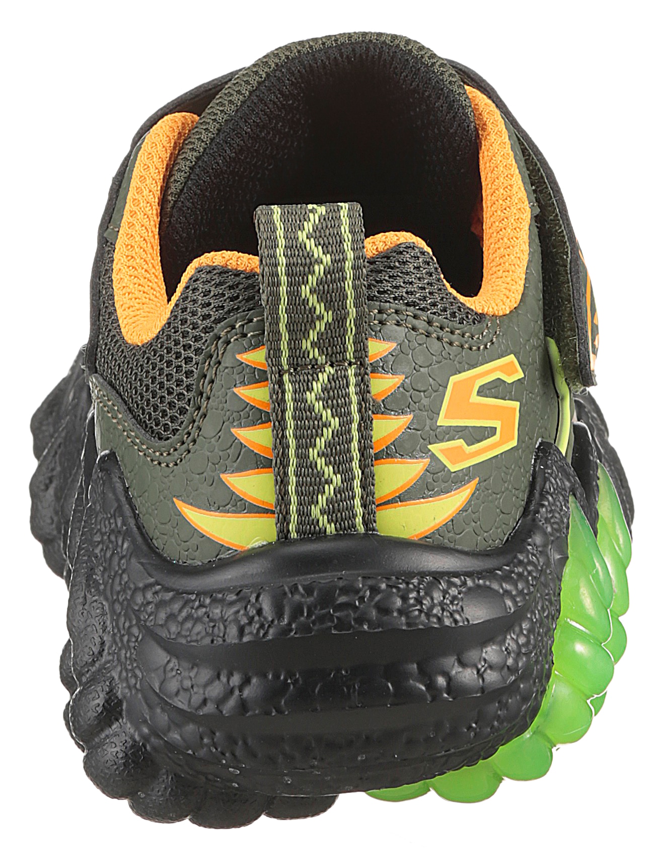 Skechers Kids Sneaker »SKECH-O-SAURUS LIGHTS 2.0«, Blink,-Klettschuh, Dino-Schuh, Größenschablone zum Download