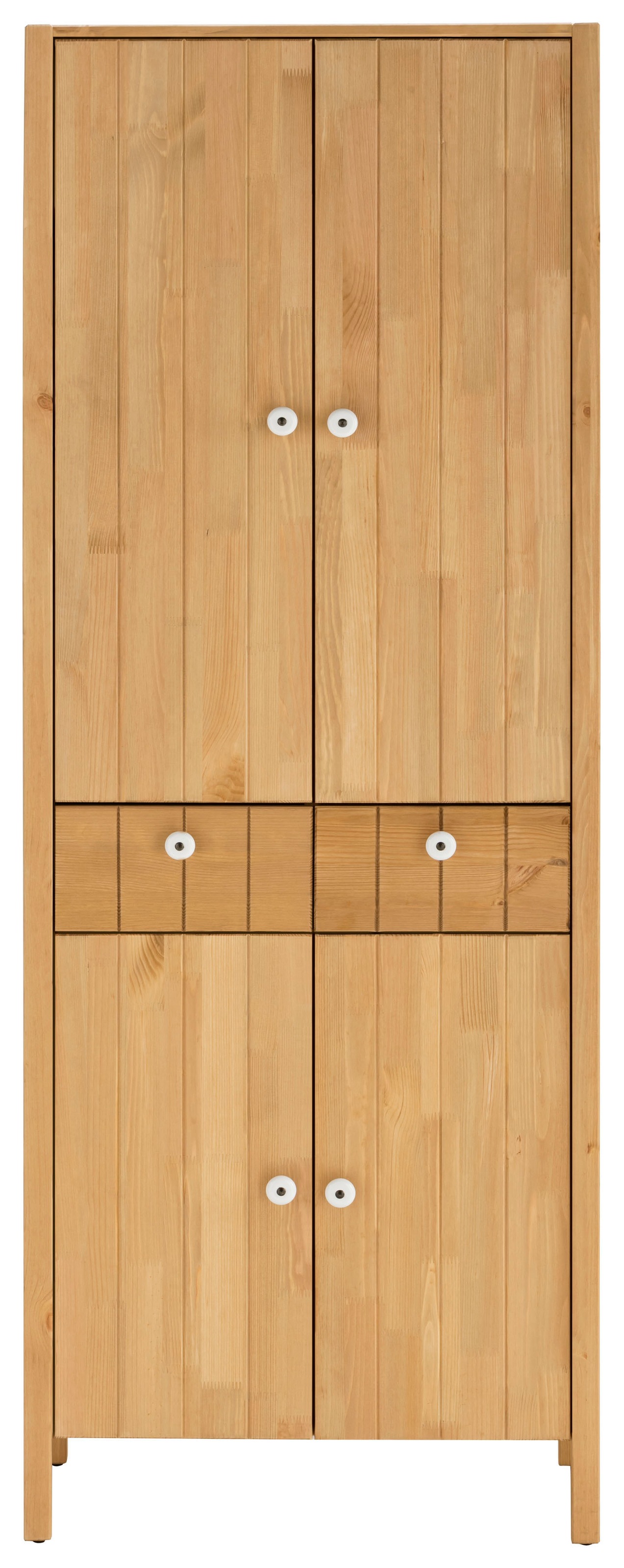 Home affaire Hochschrank »Tina«, Badmöbel, Schrank, Breite 57 cm, Massivholz