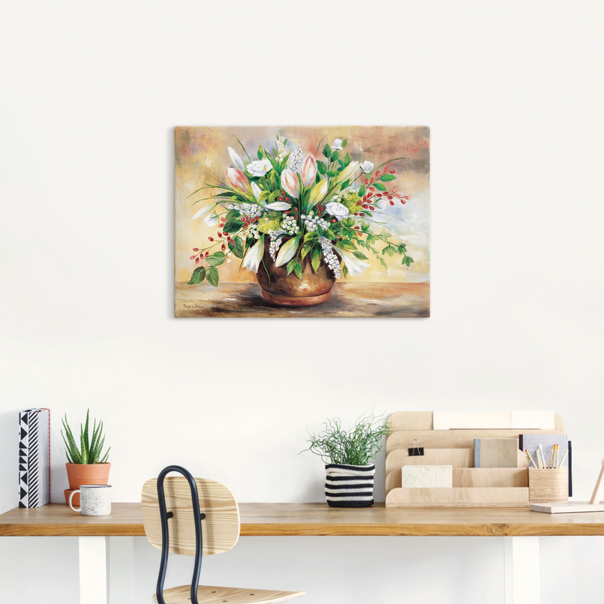 Artland Wandbild »Blütenverschönerung«, Blumen, (1 St.), als Leinwandbild, Poster, Wandaufkleber in verschied. Größen