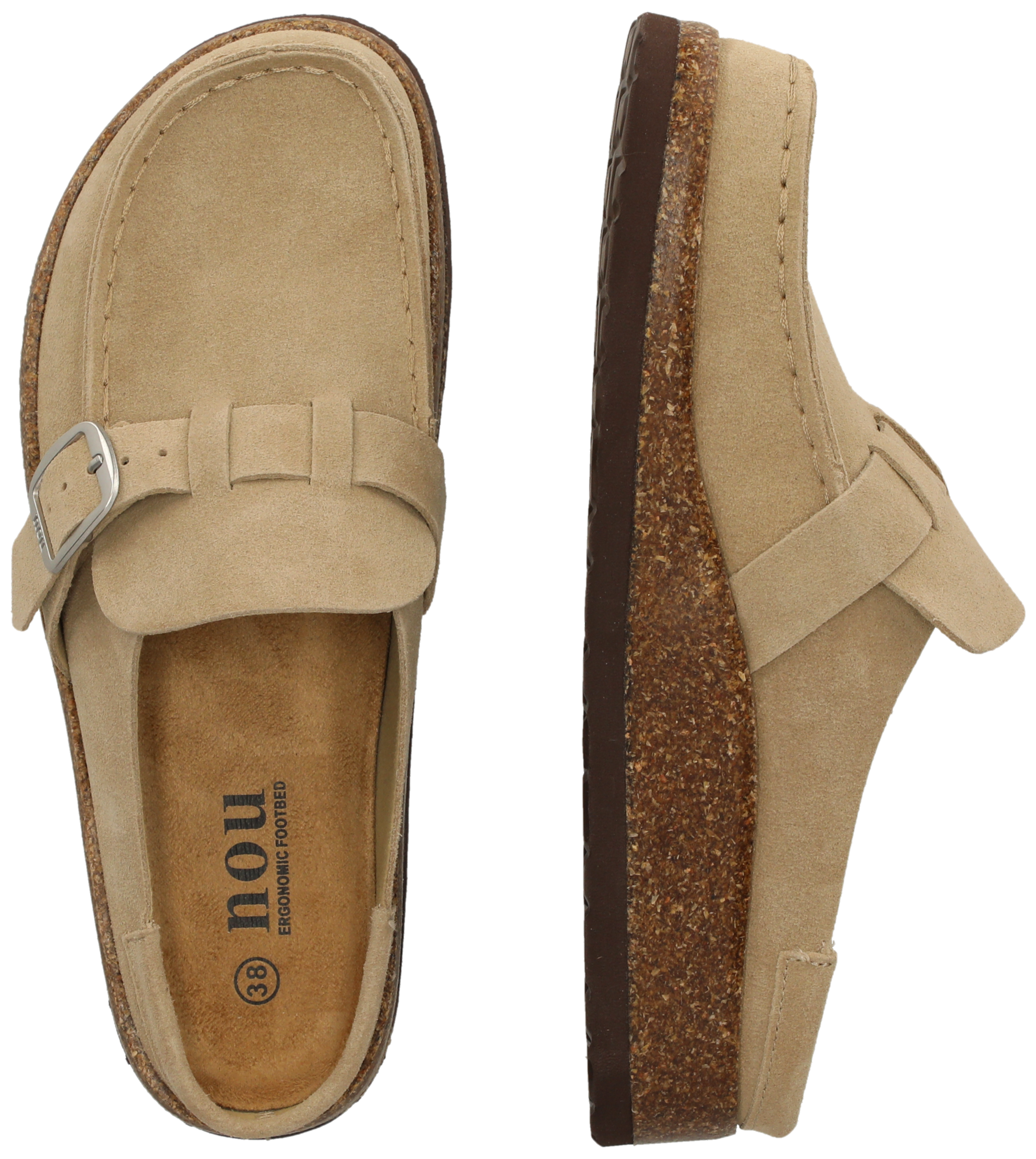 nou Sandale »EMILIAN W LEATHER CORK MOC V2«