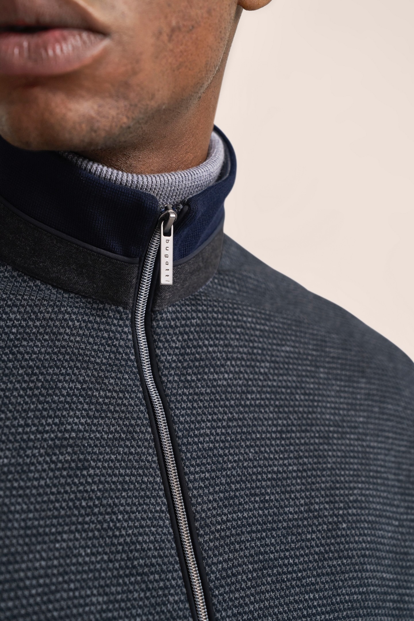 bugatti Sweatjacke, mit Eingrifftasche